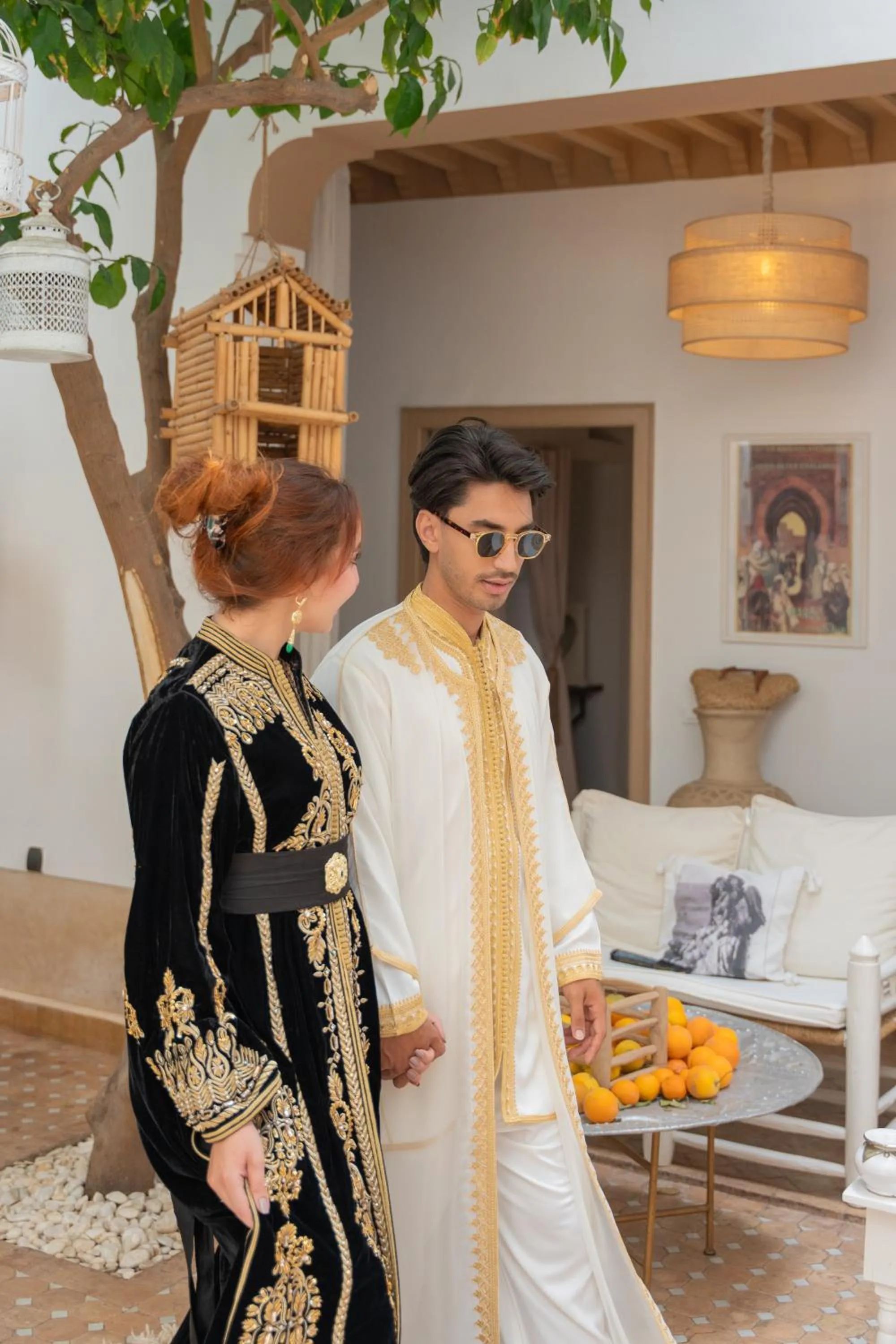 People in Riad Les Orangers D'alilia