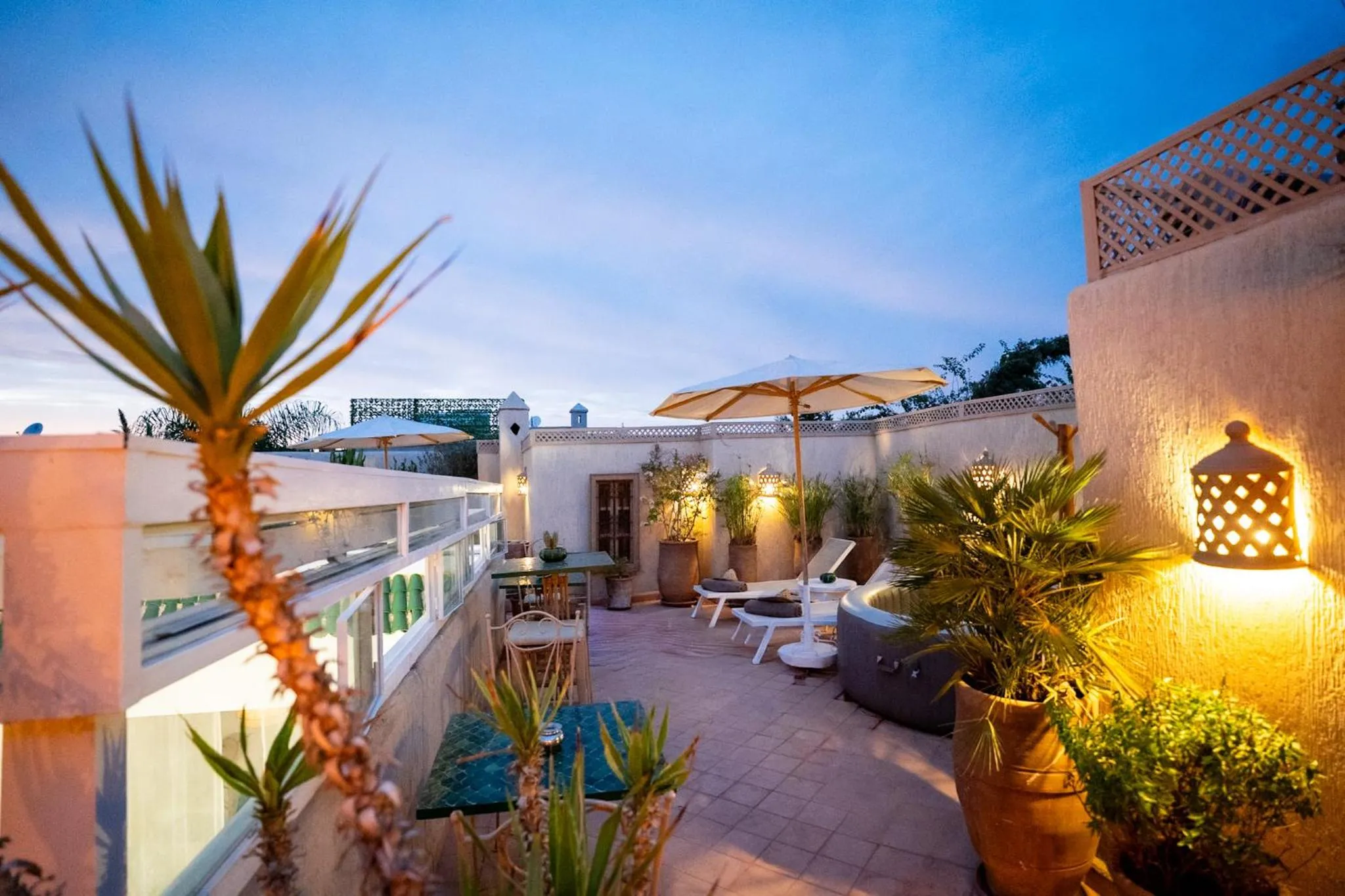 Patio in Riad Les Orangers D'alilia