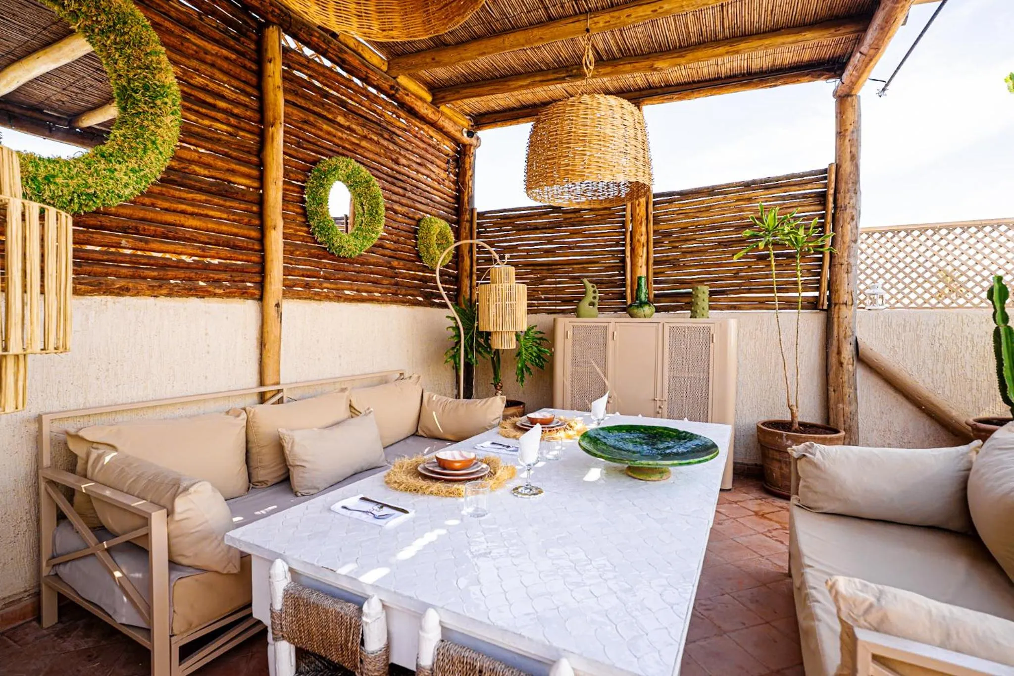 Patio in Riad Les Orangers D'alilia