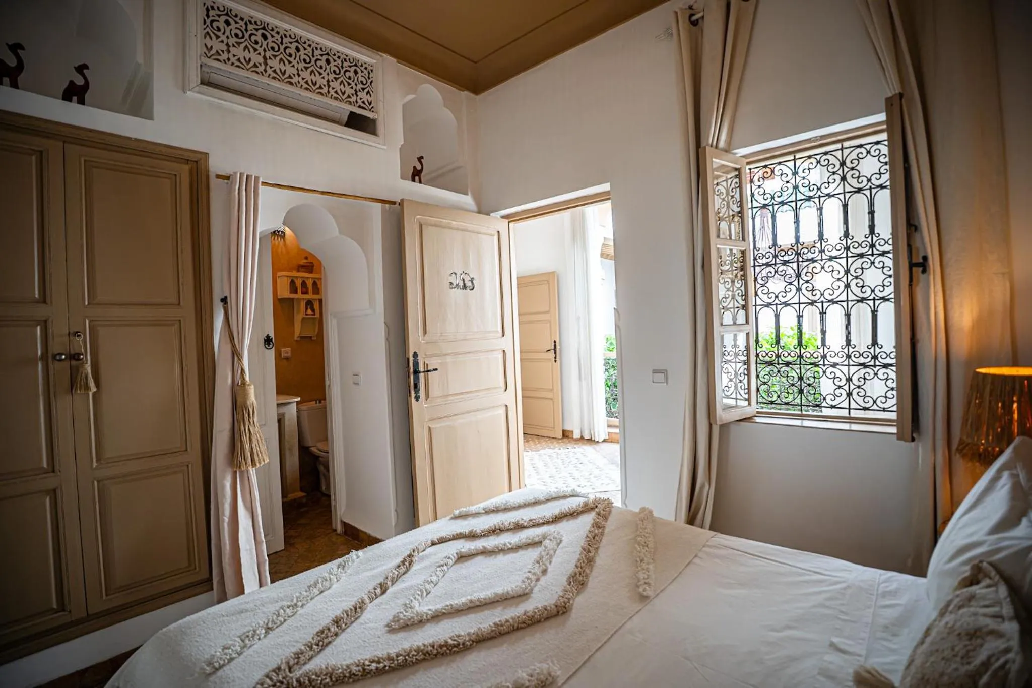 Bedroom, Bed in Riad Les Orangers D'alilia