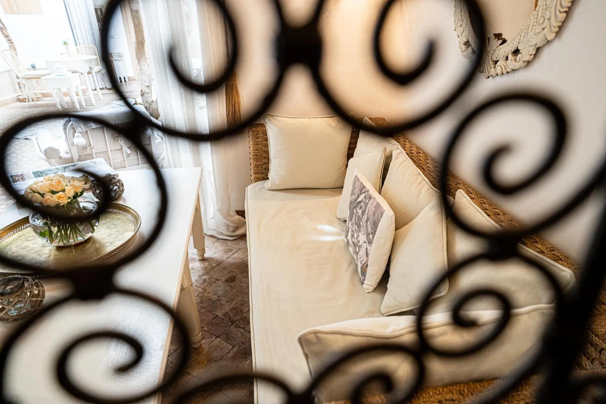 Living room in Riad Les Orangers D'alilia