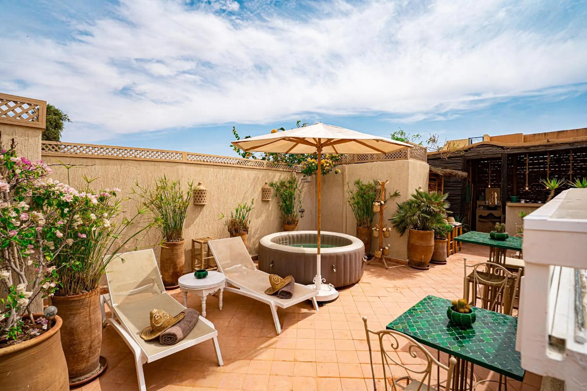 Patio in Riad Les Orangers D'alilia