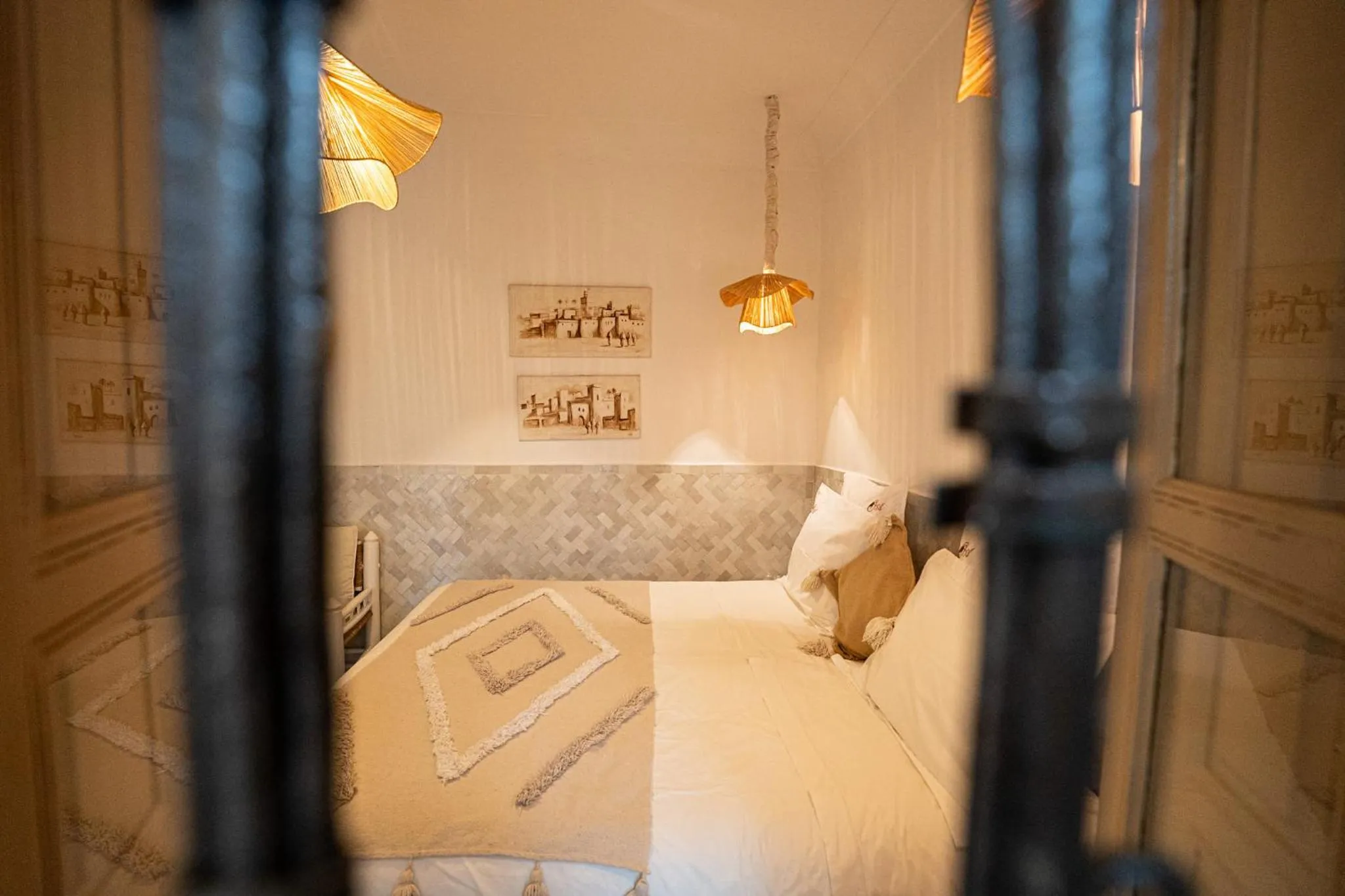 Bedroom, Bed in Riad Les Orangers D'alilia