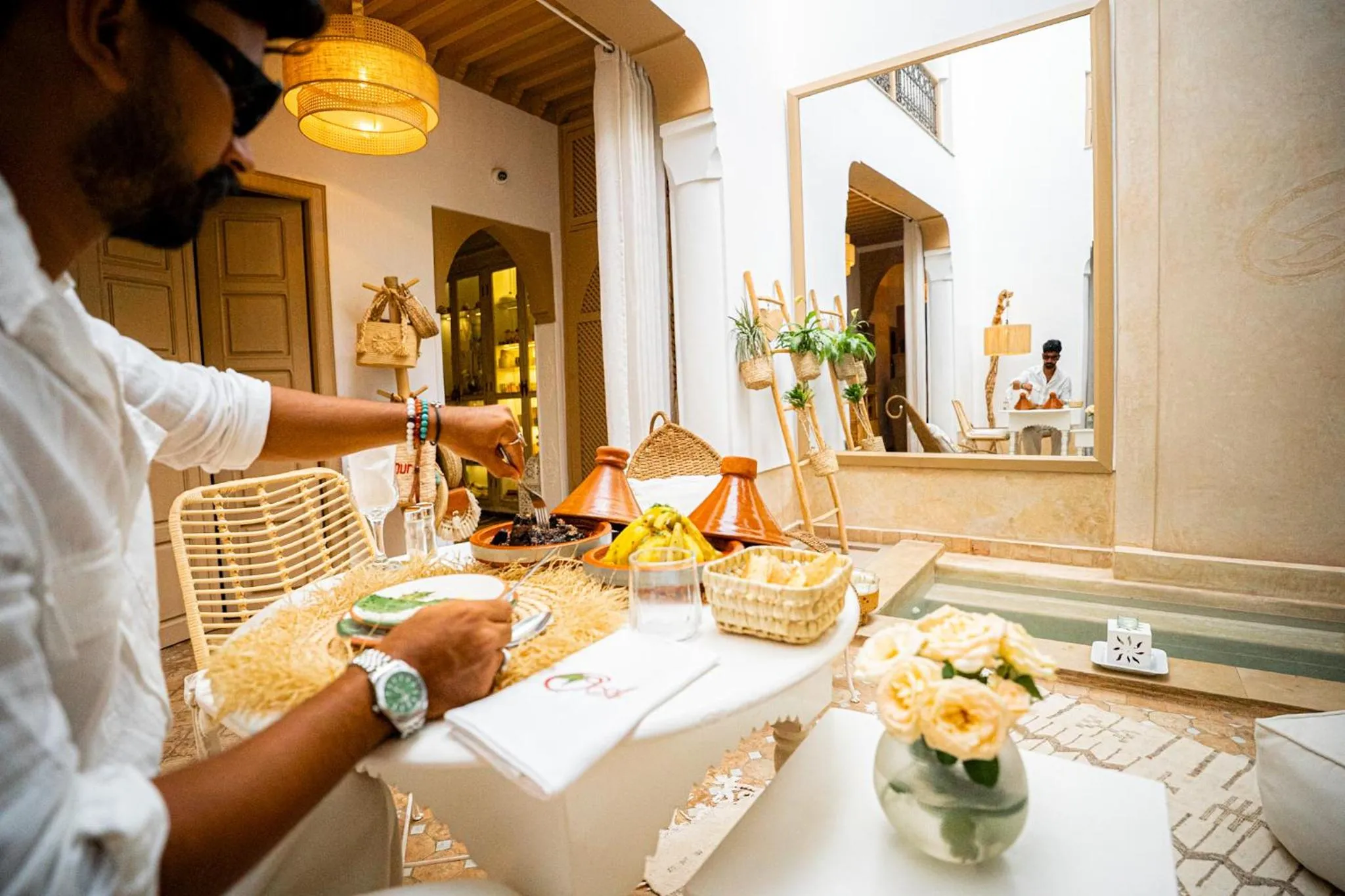 Restaurant/places to eat in Riad Les Orangers D'alilia