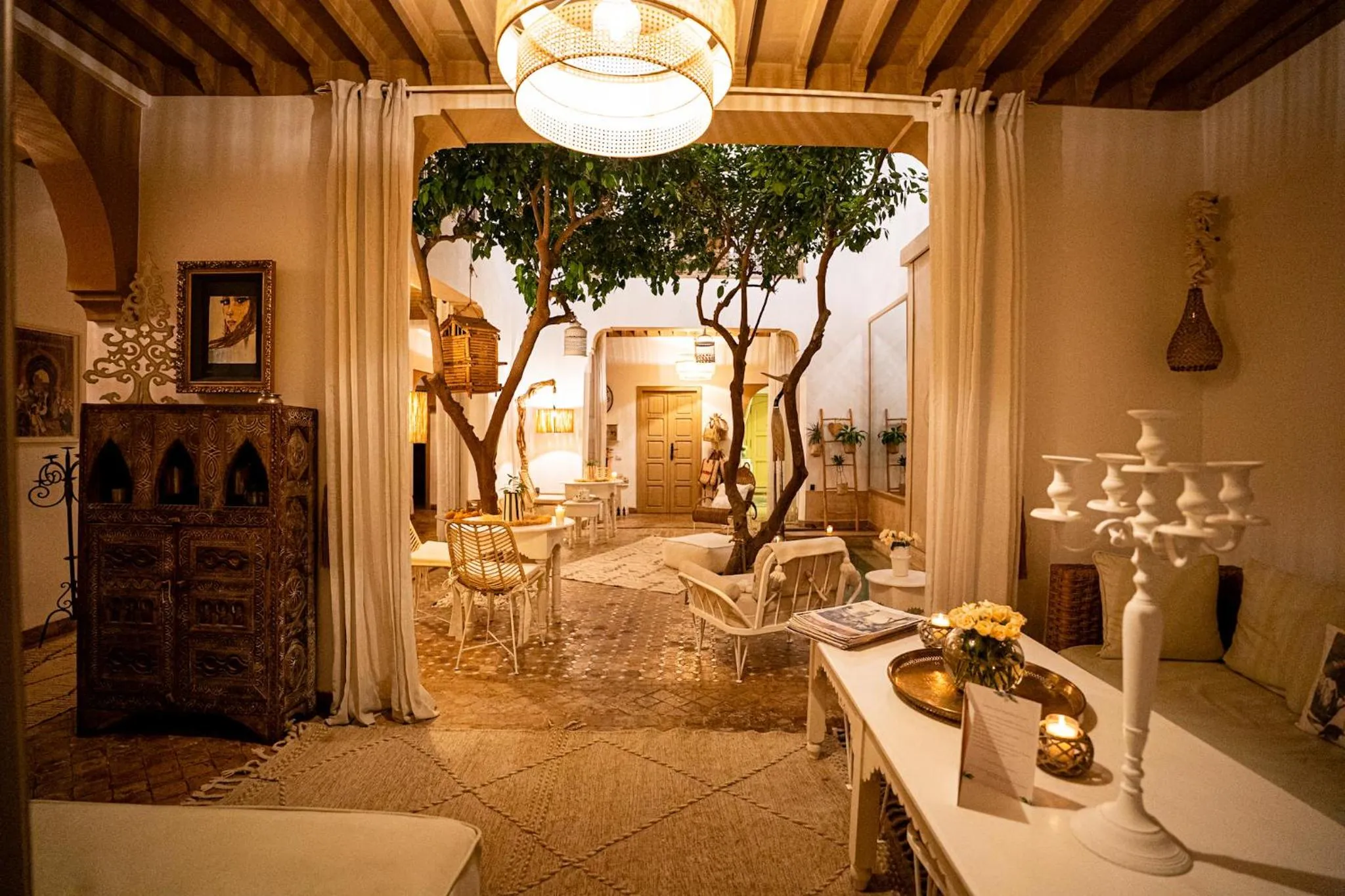 Patio in Riad Les Orangers D'alilia