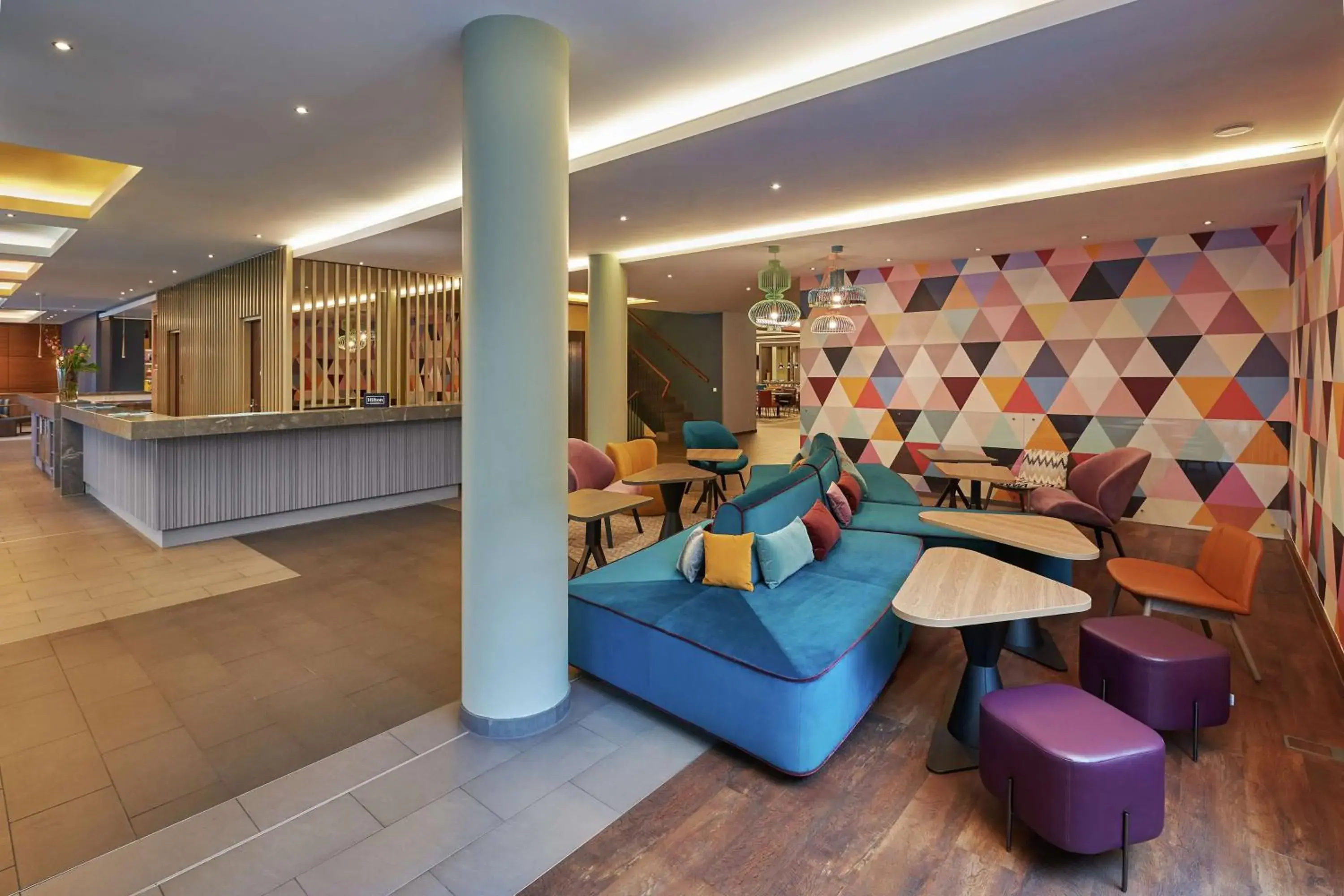 Lobby or reception in Hampton by Hilton Berlin City West Lobby or reception in Hampton by Hilton Berlin City West