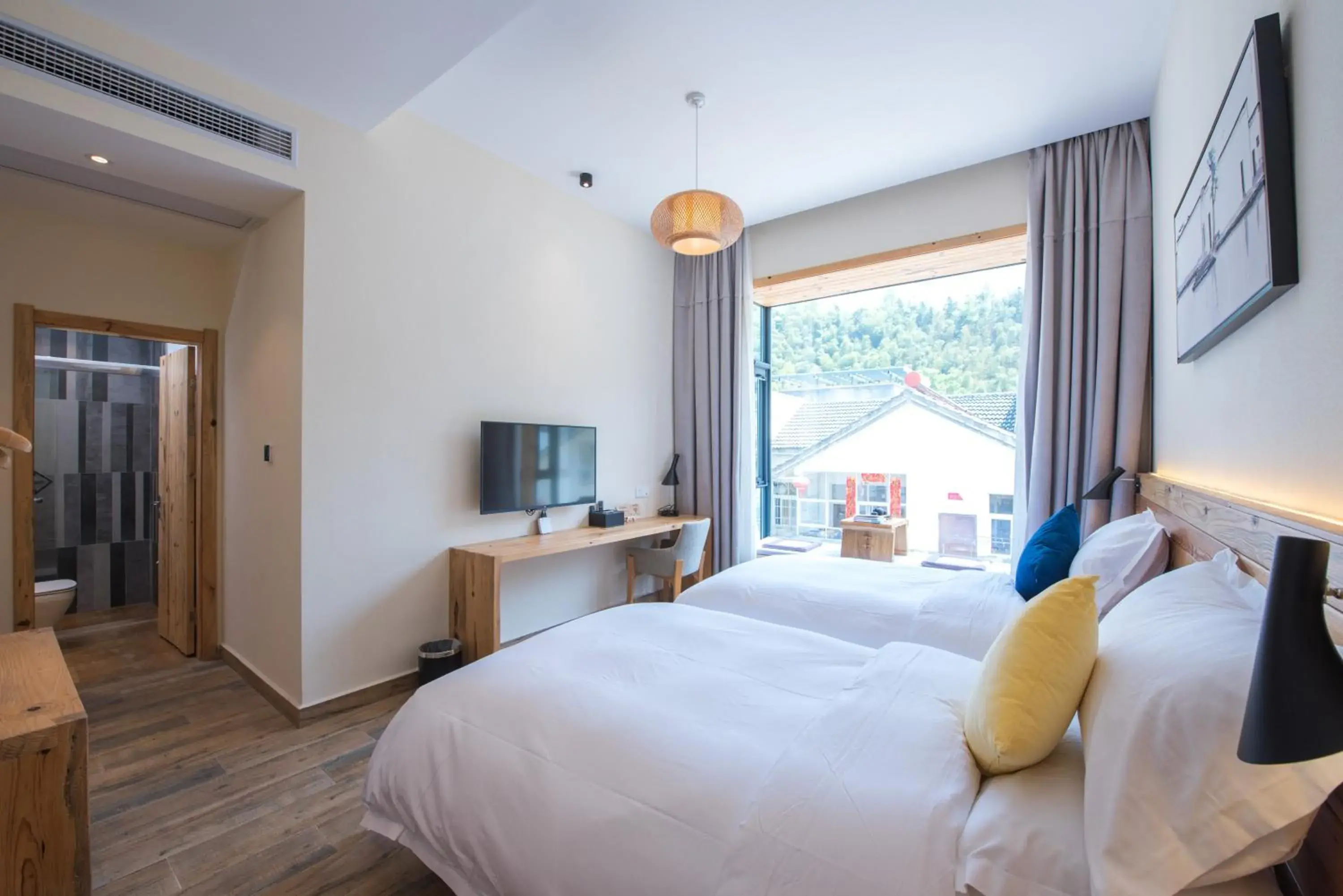 Twin Room with Balcony in Yunshan Villa Twin Room with Balcony in Yunshan Villa