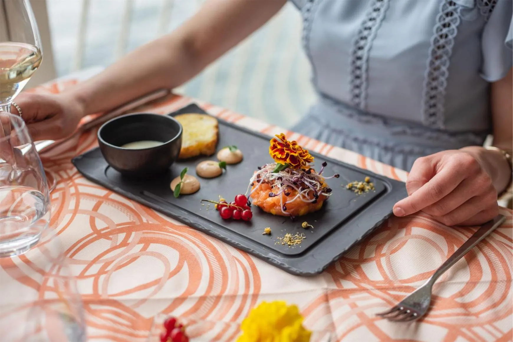 Restaurant/places to eat in Hotel Le Palme