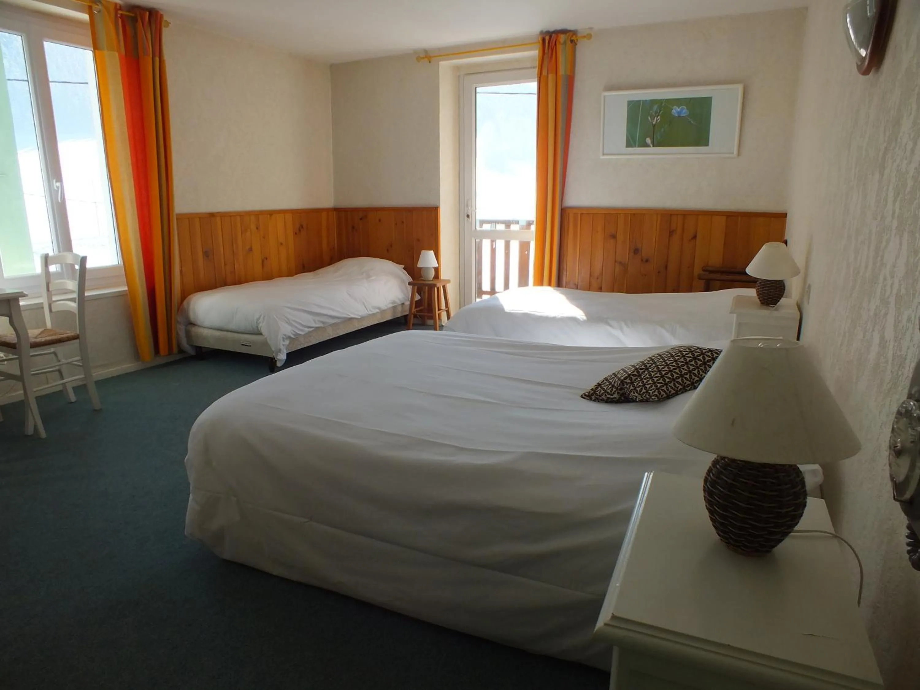 Bed in Hotel La Prairie