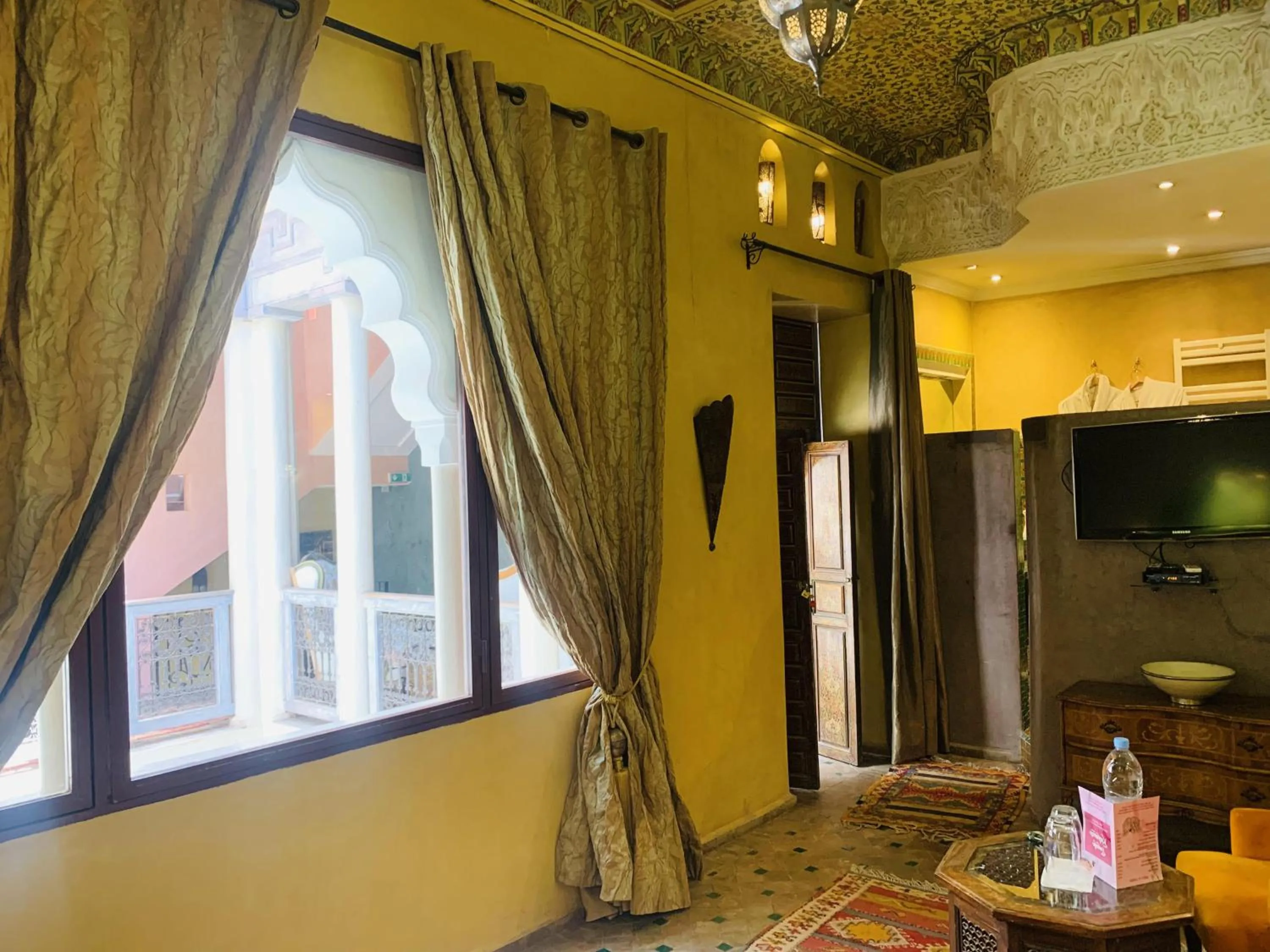 Seating area in Riad Moullaoud