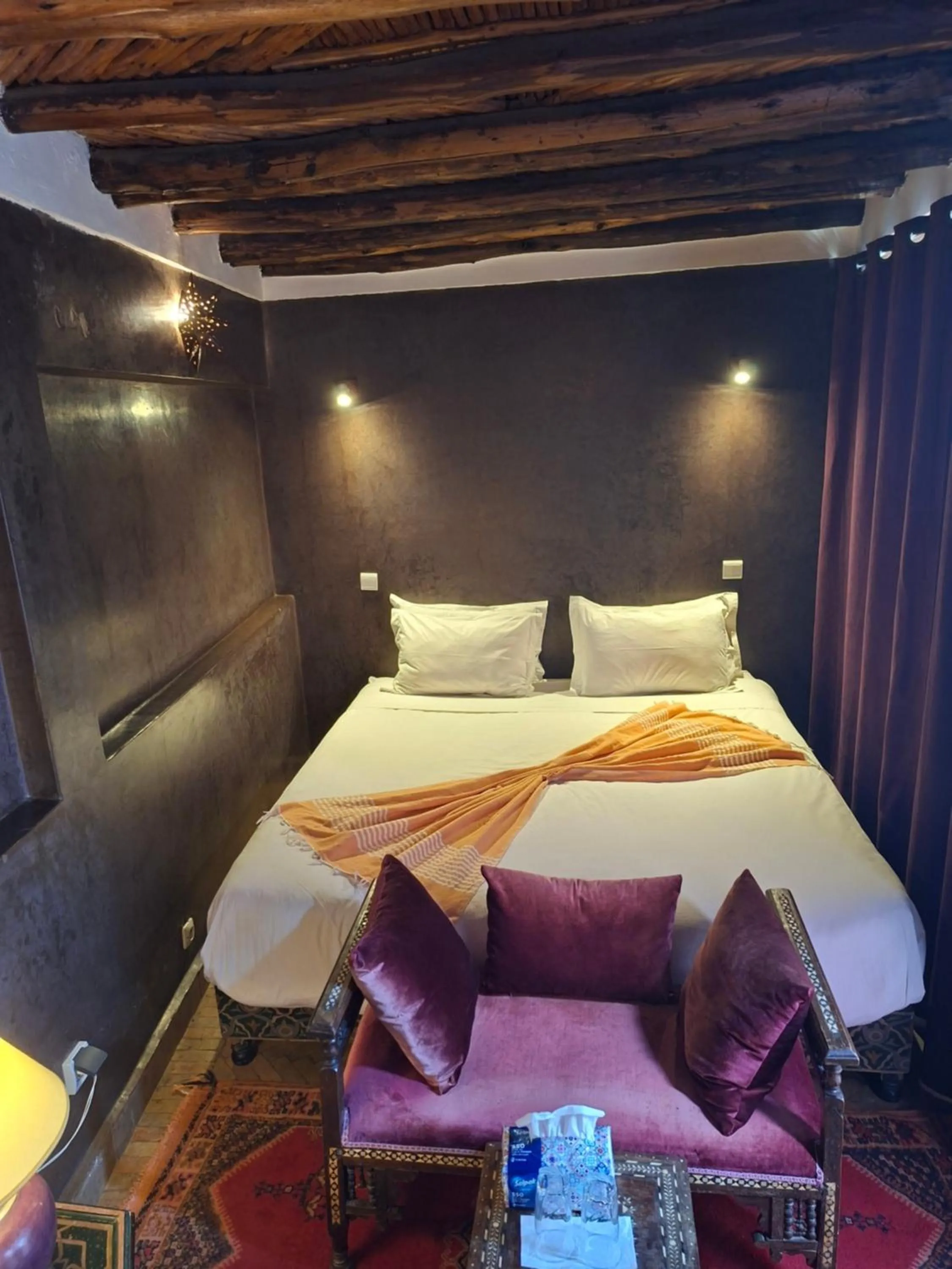 Bed in Riad Moullaoud