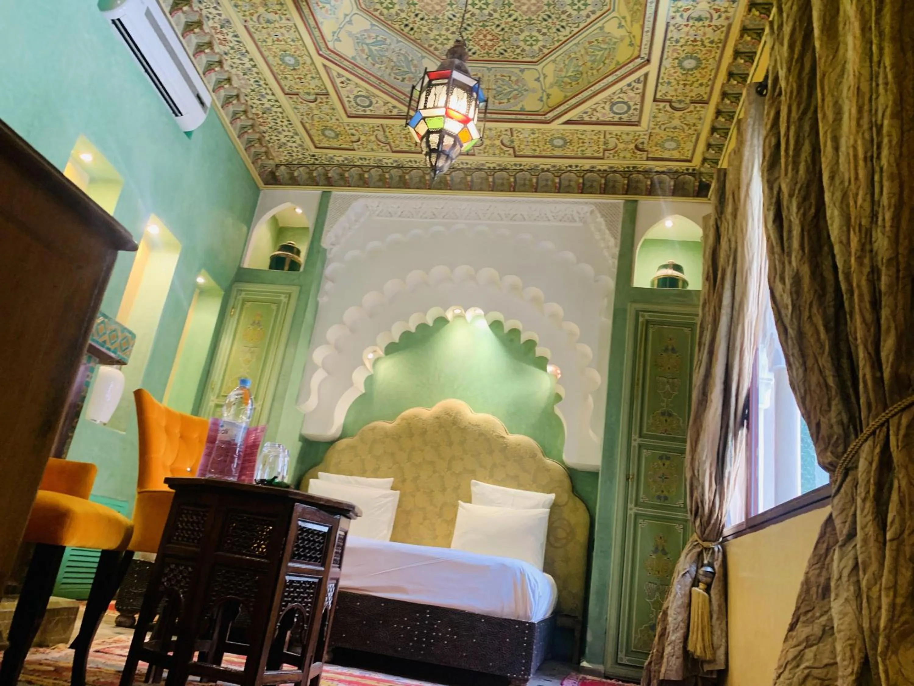Bed in Riad Moullaoud
