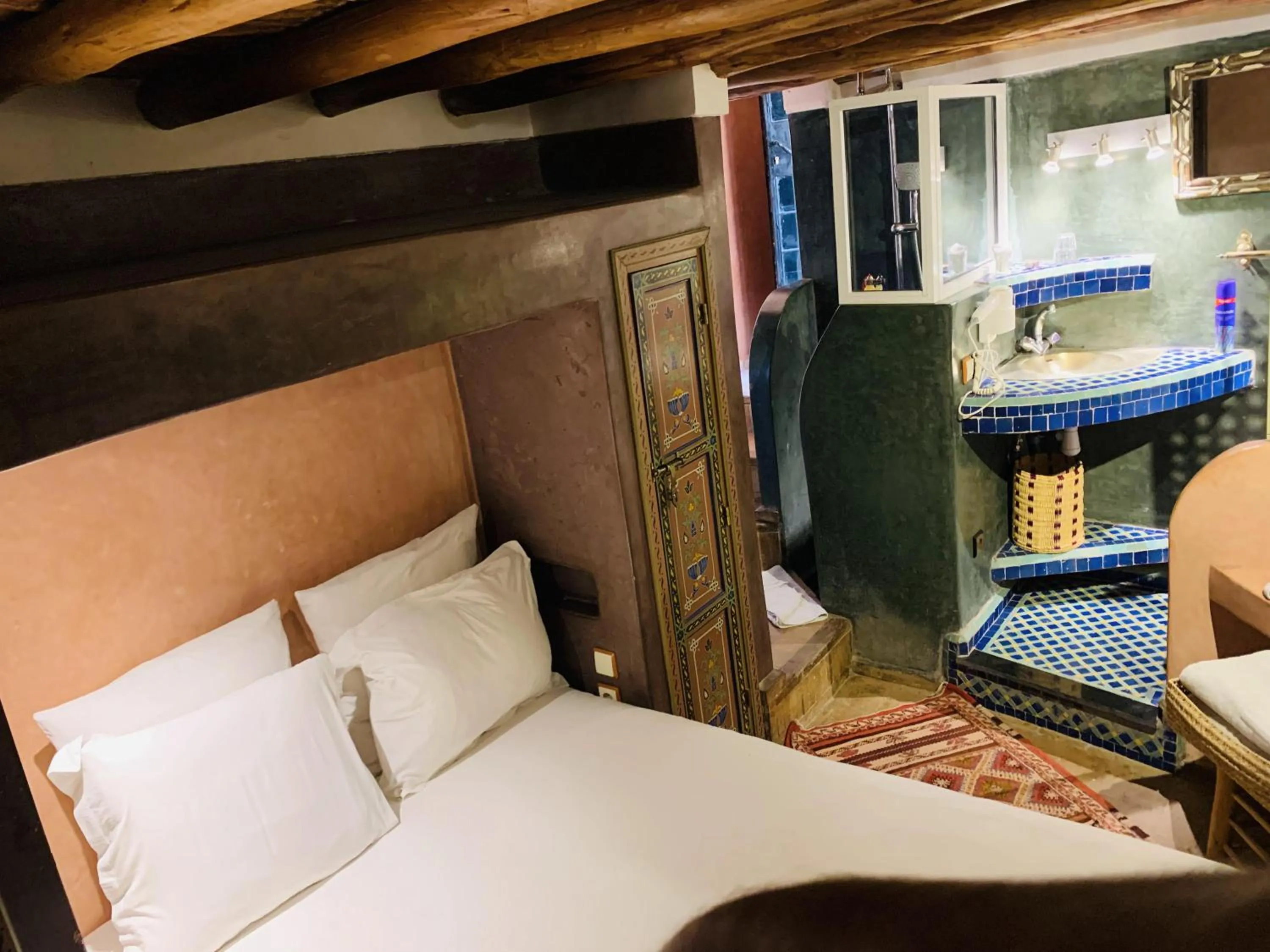 Bedroom, Bed in Riad Moullaoud