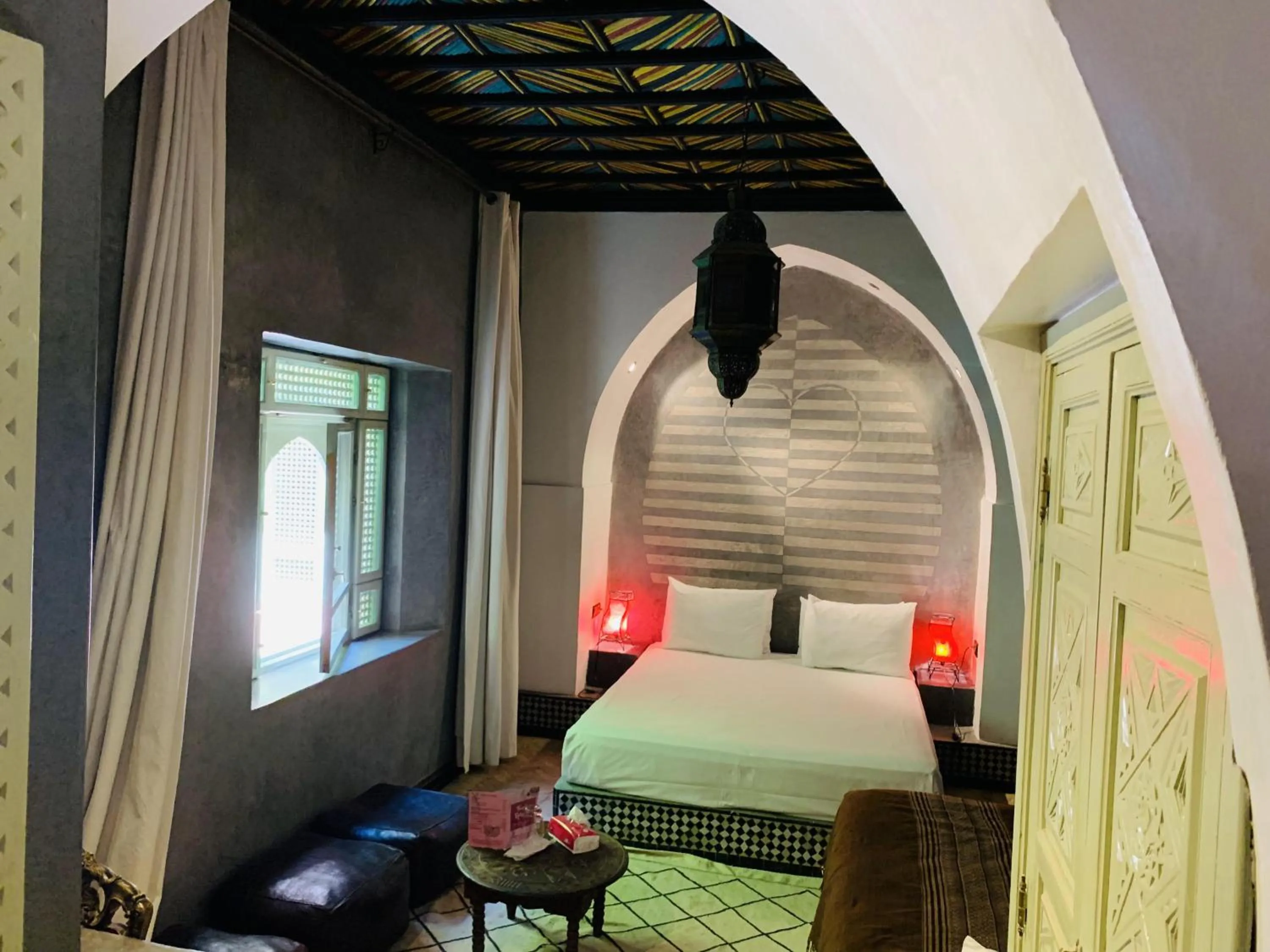 Bed in Riad Moullaoud