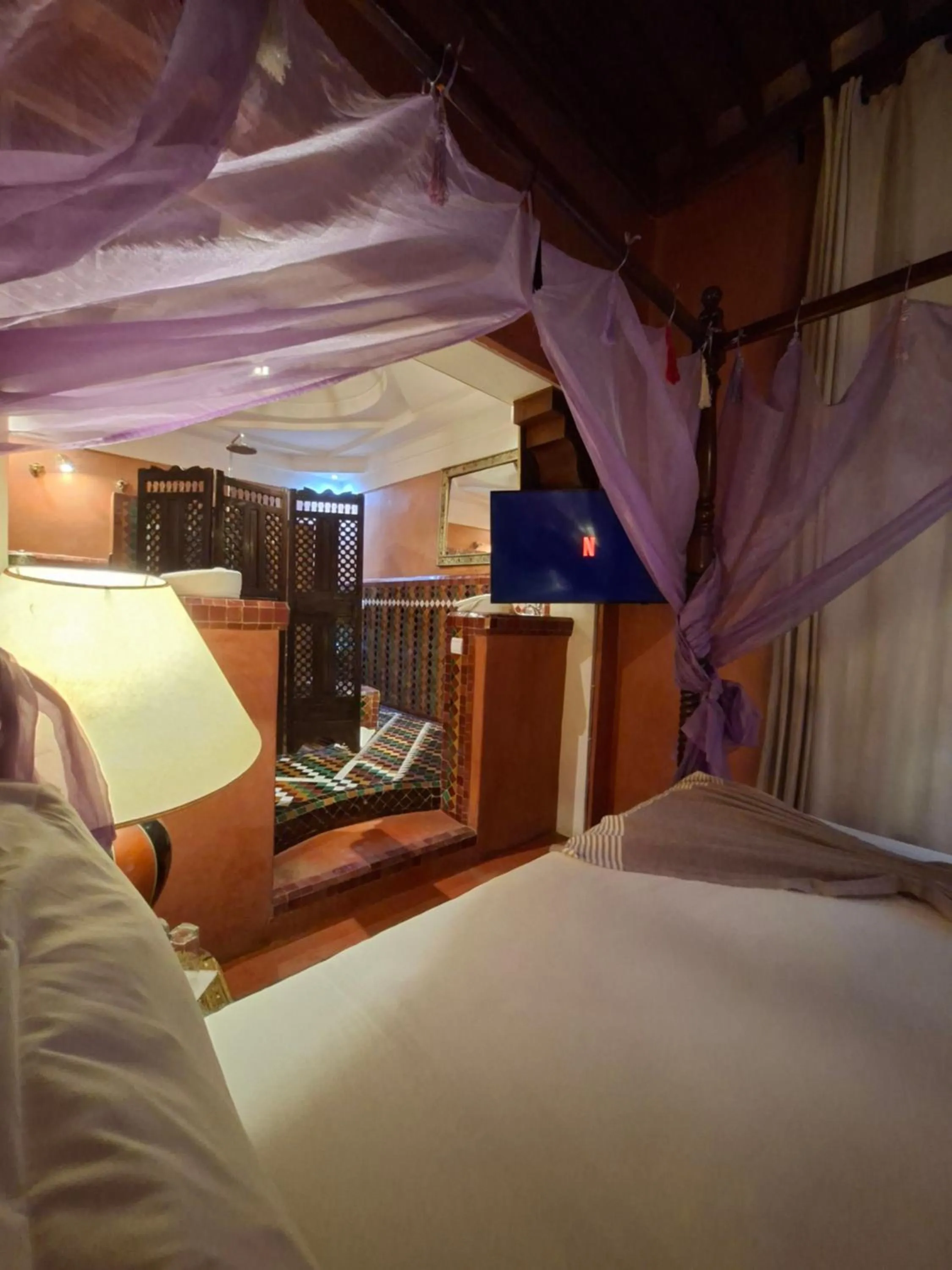 Bedroom, Bed in Riad Moullaoud