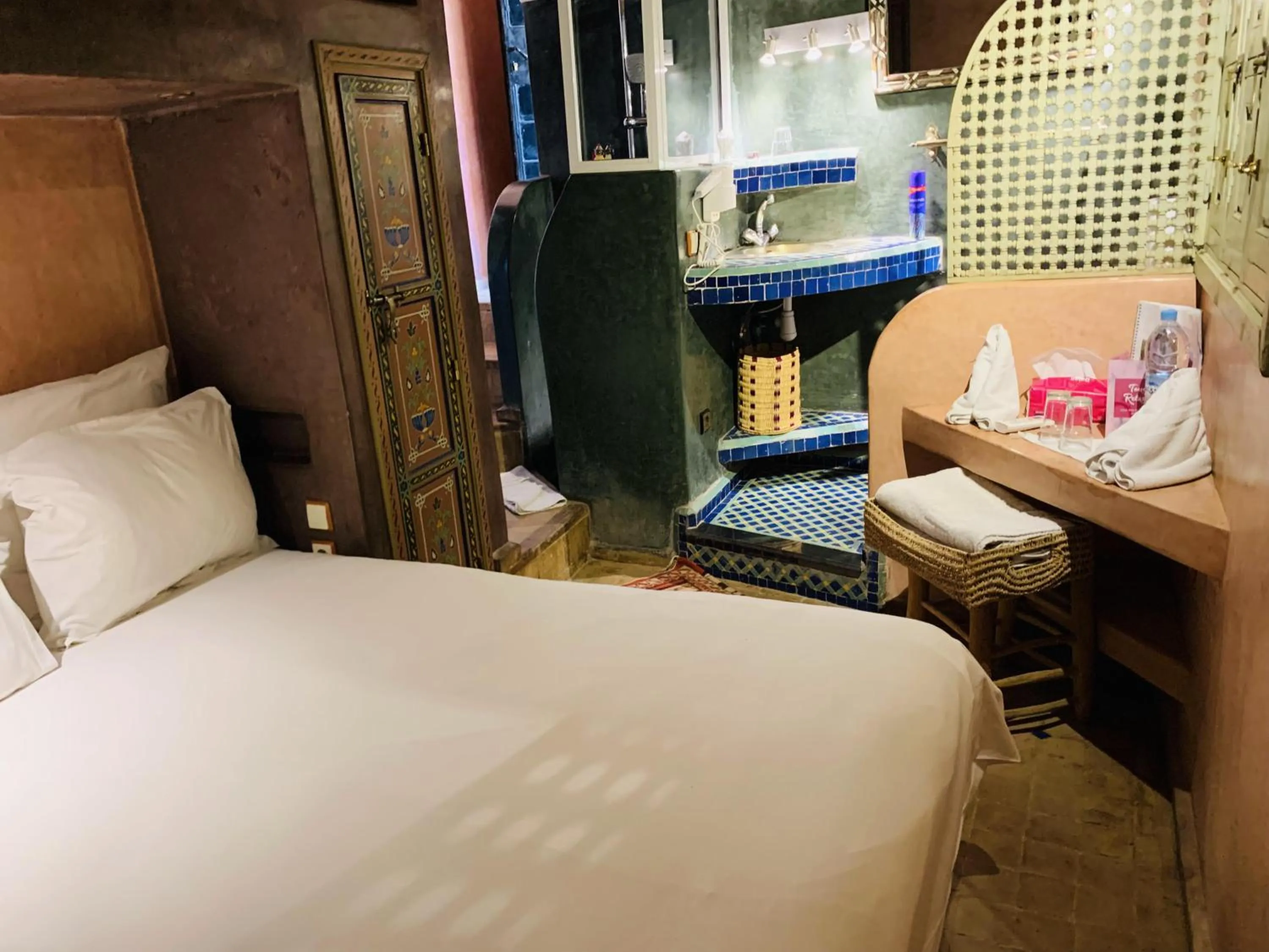 Bedroom, Bed in Riad Moullaoud
