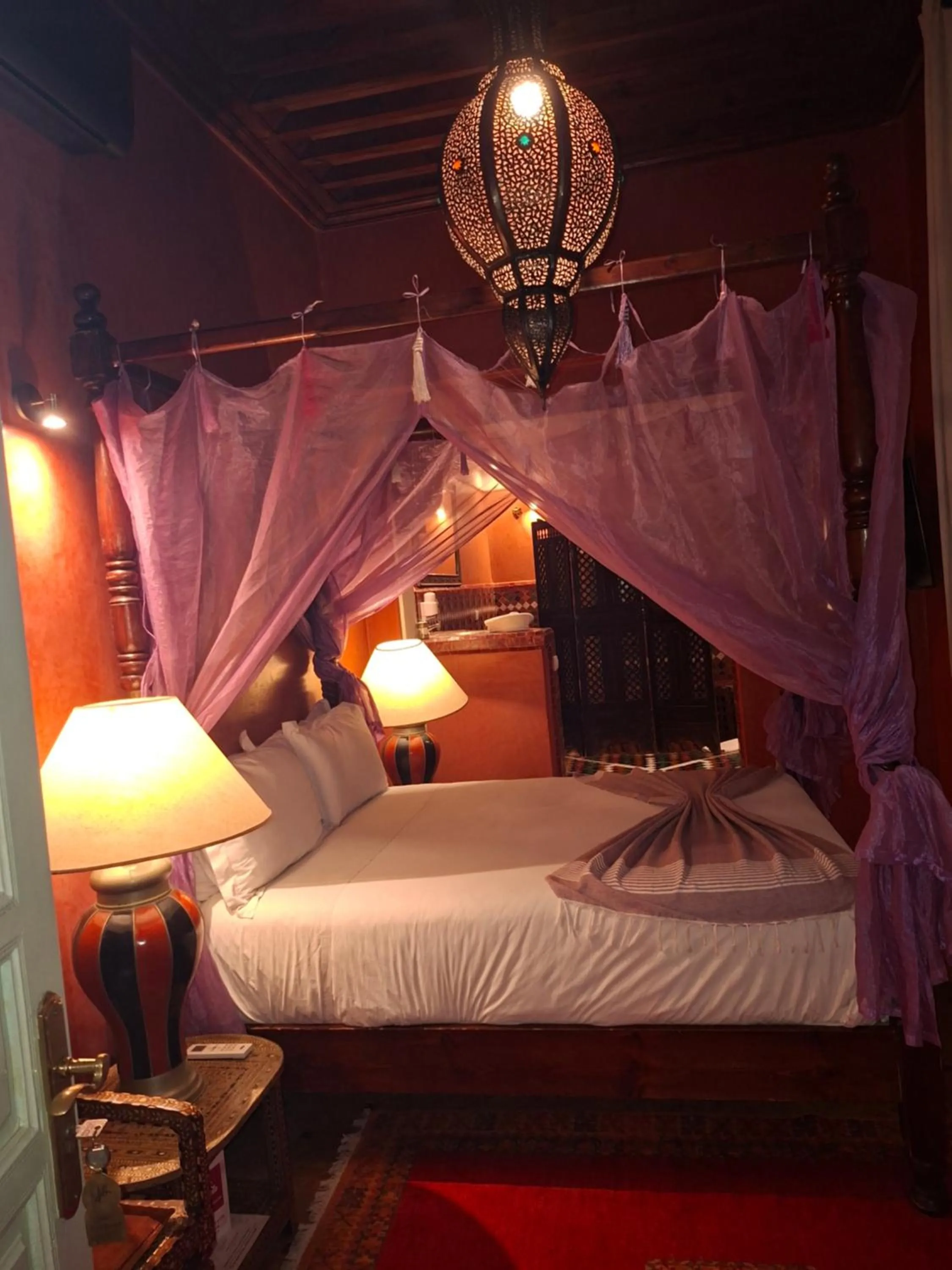 Bed in Riad Moullaoud