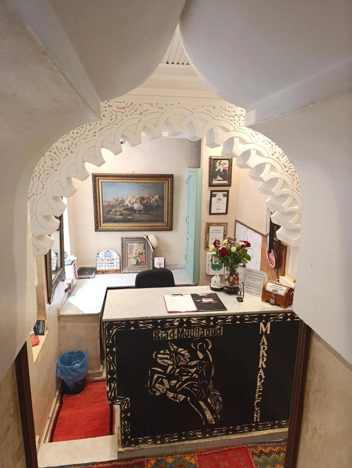 Lobby or reception in Riad Moullaoud