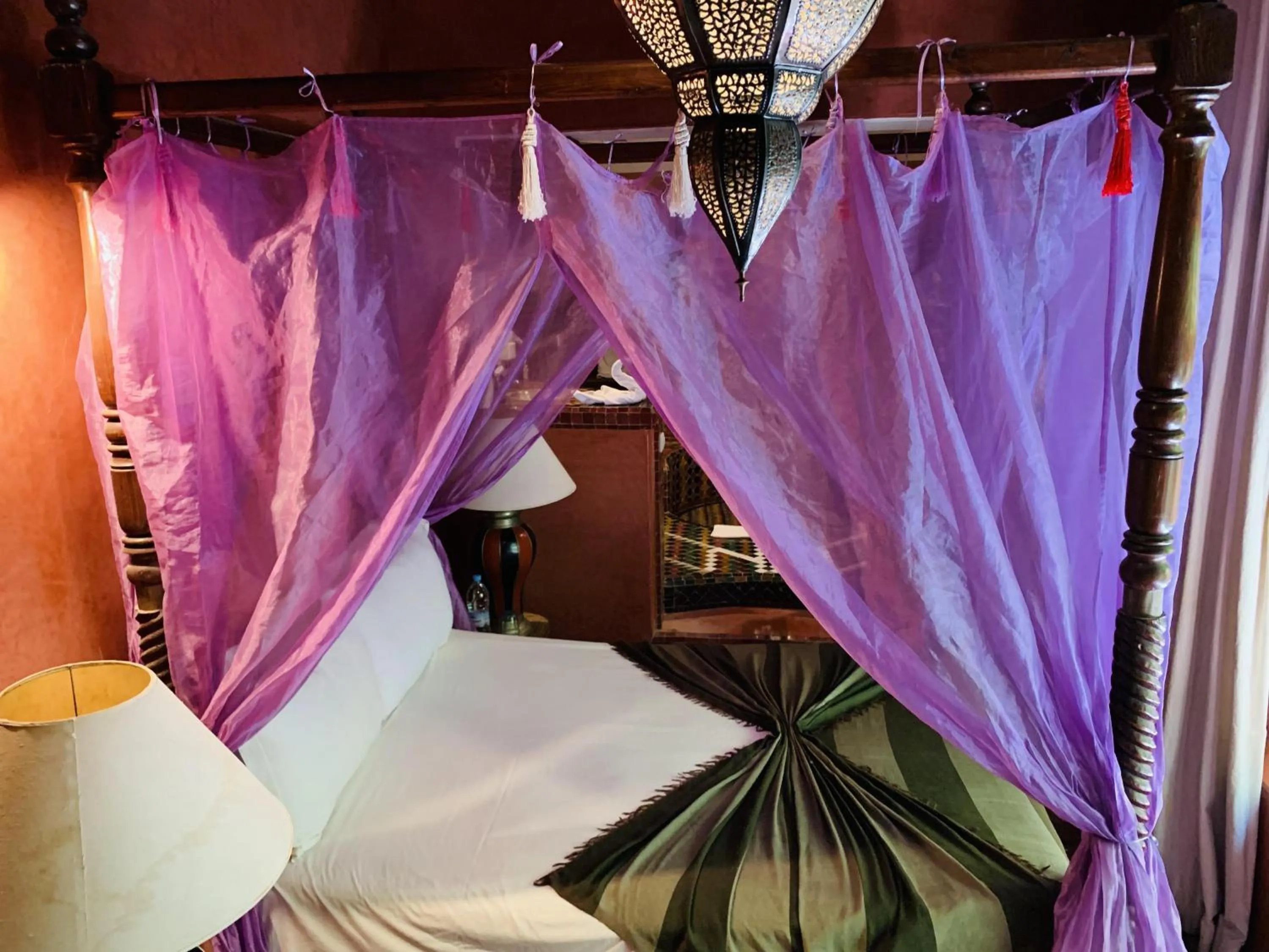 Bed in Riad Moullaoud