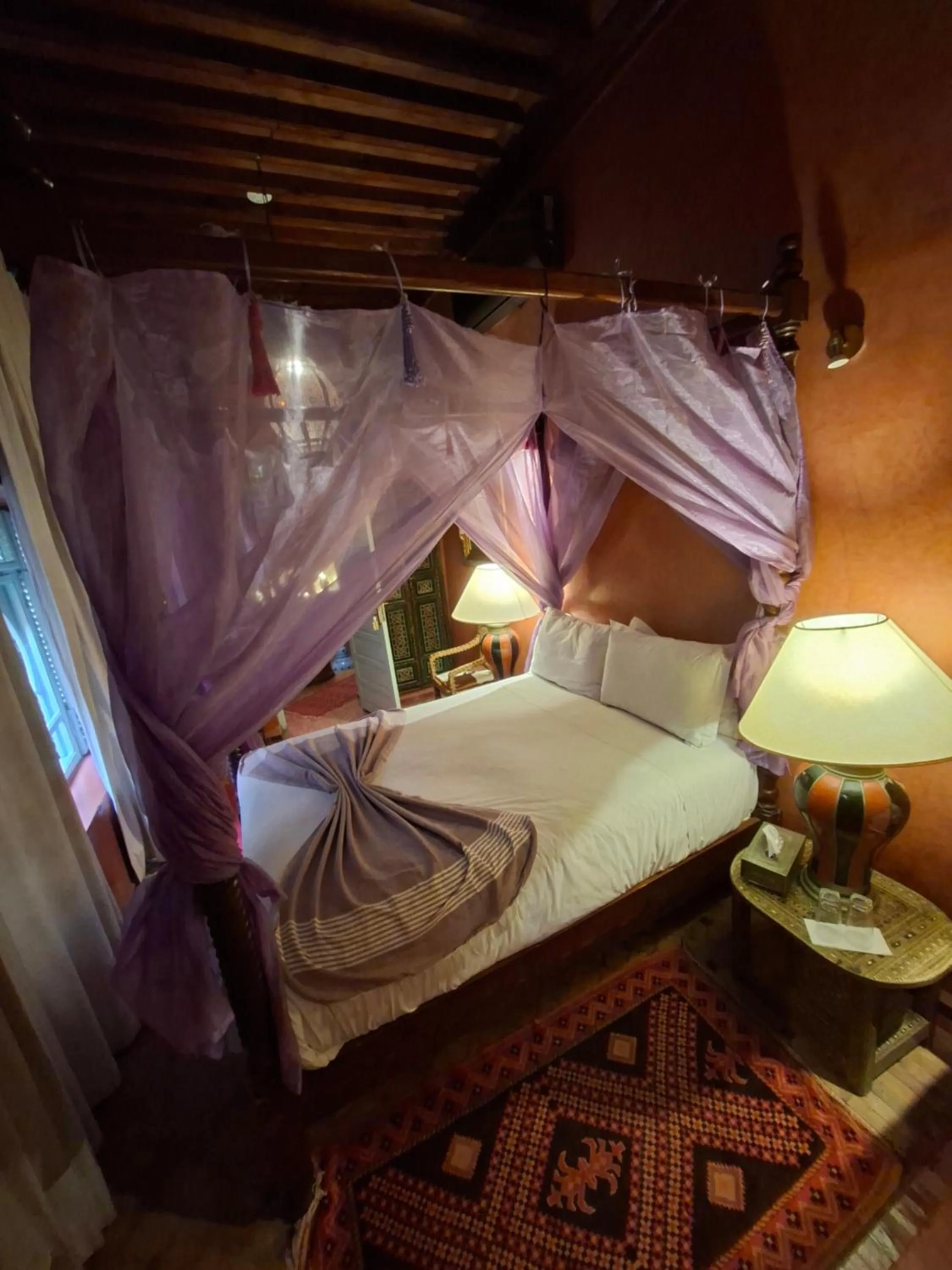 Bed in Riad Moullaoud