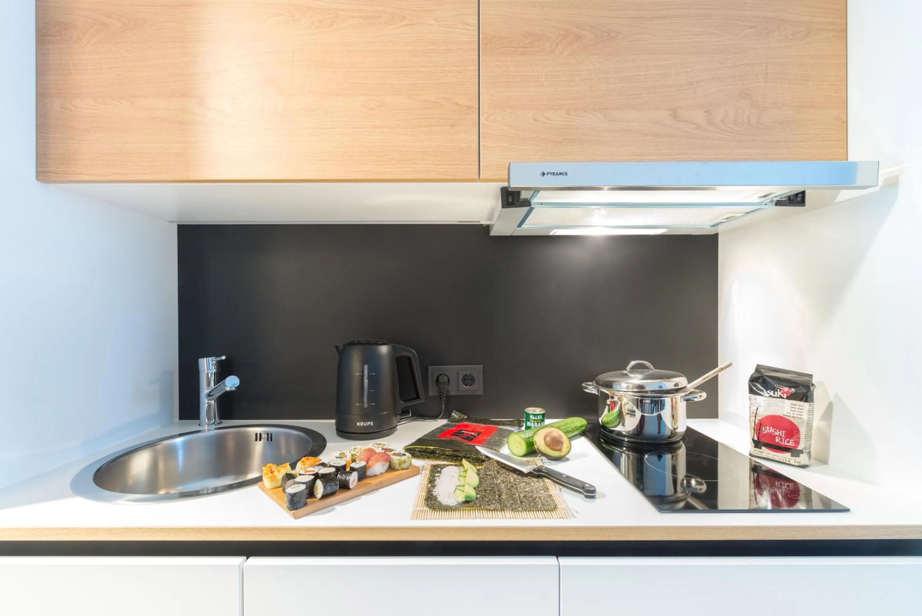 Kitchen or kitchenette in smartments Berlin Karlshorst