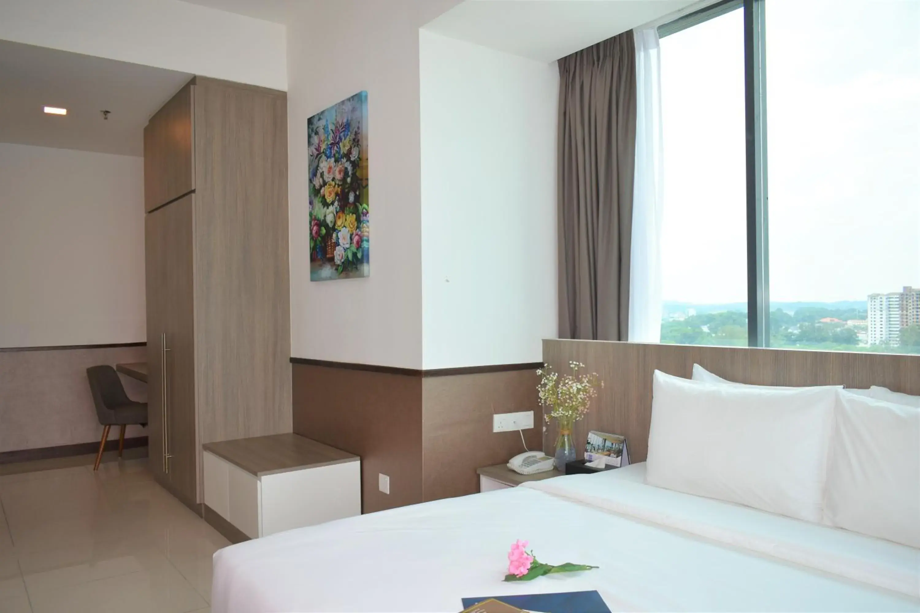 Bed in D'Wharf Hotel & Serviced Residence Bed in D'Wharf Hotel & Serviced Residence