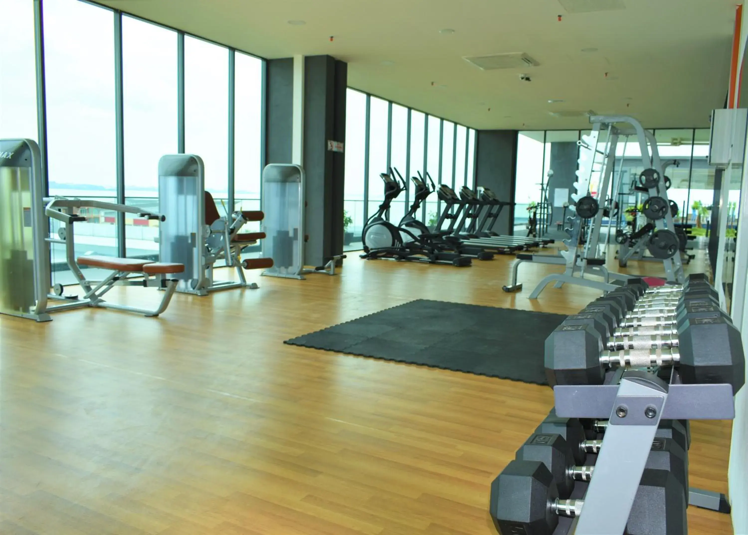 Fitness centre/facilities in D'Wharf Hotel & Serviced Residence Fitness centre/facilities in D'Wharf Hotel & Serviced Residence
