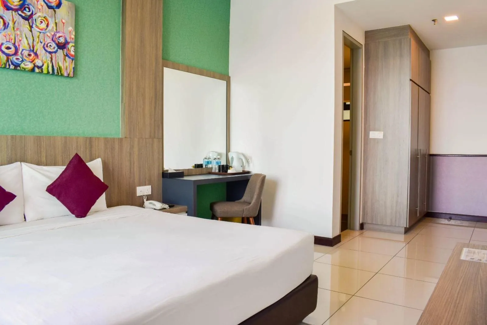 Bed in D'Wharf Hotel & Serviced Residence