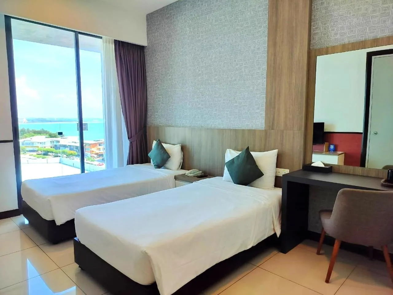 Bed in D'Wharf Hotel & Serviced Residence