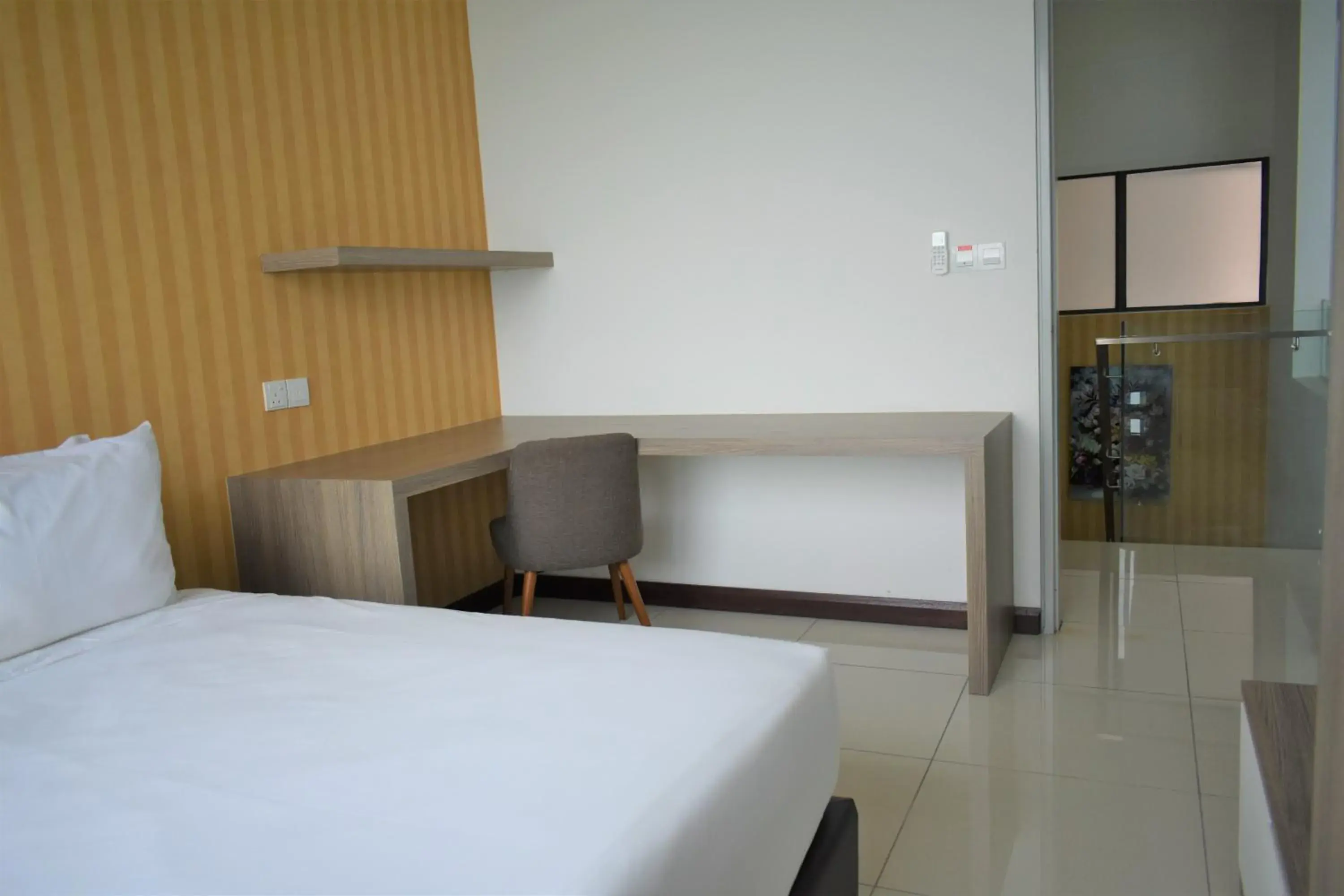 Bed in D'Wharf Hotel & Serviced Residence Bed in D'Wharf Hotel & Serviced Residence