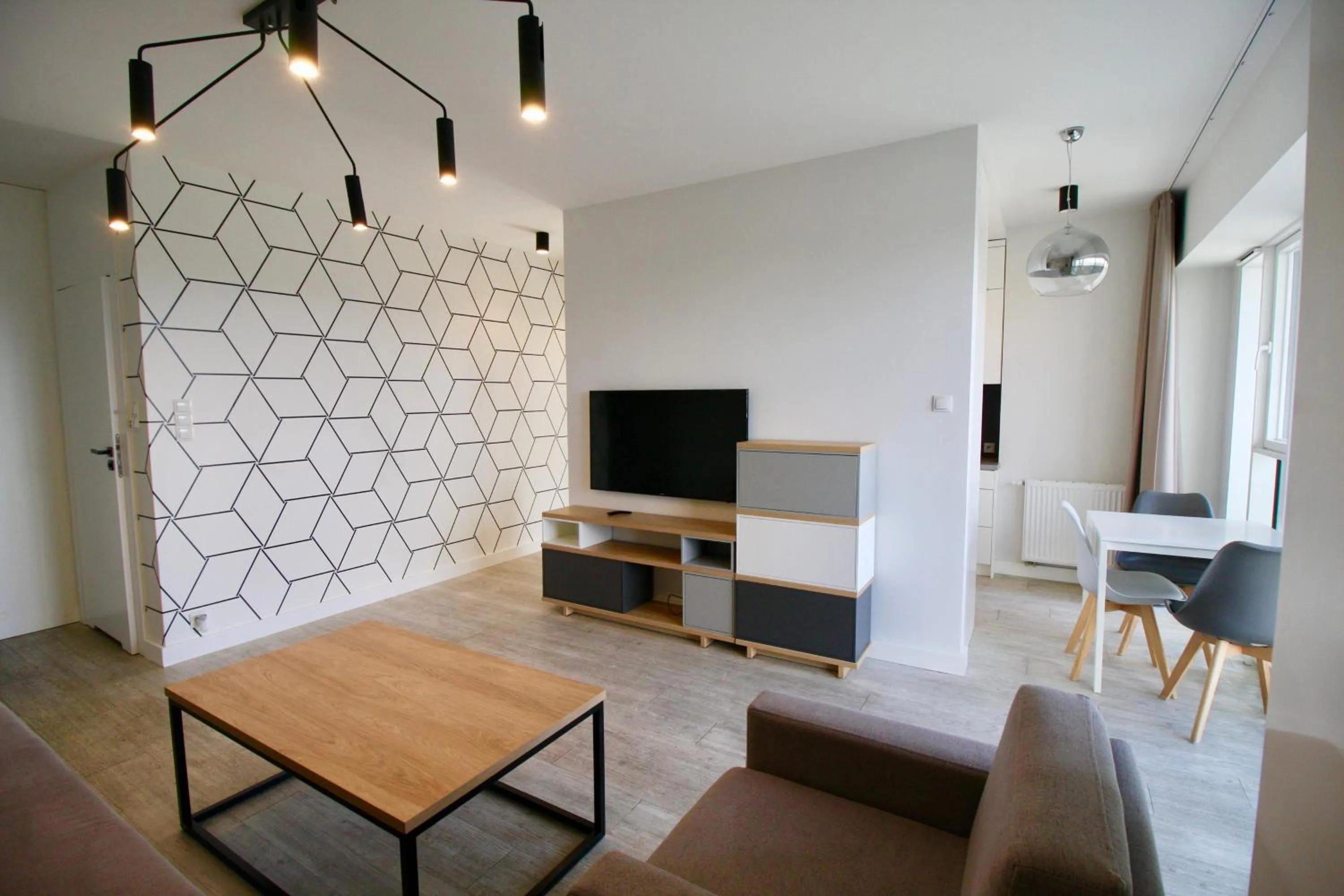 TV and multimedia in Poznań Apartments Towarowa