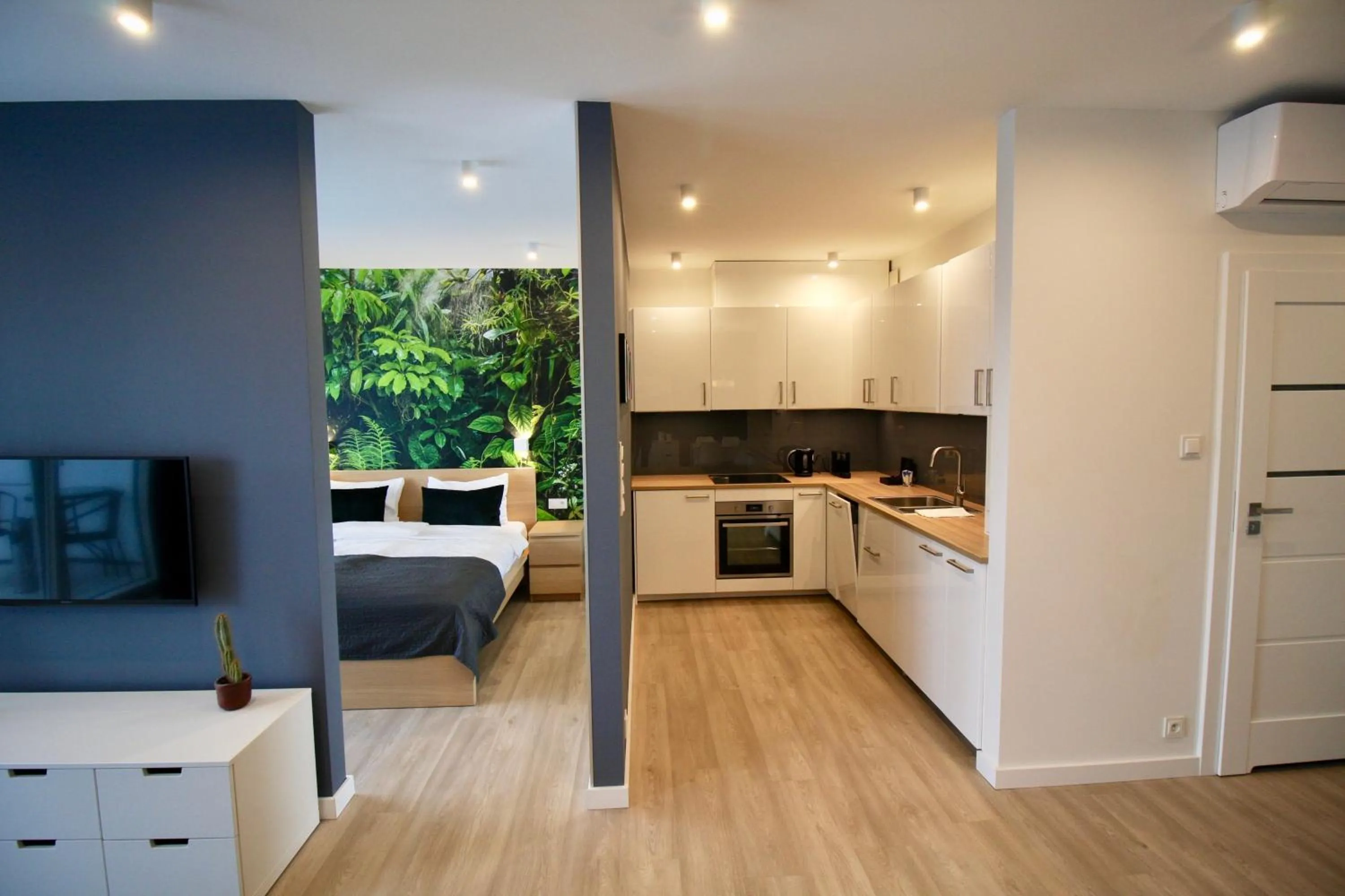 Bed in Poznań Apartments Towarowa