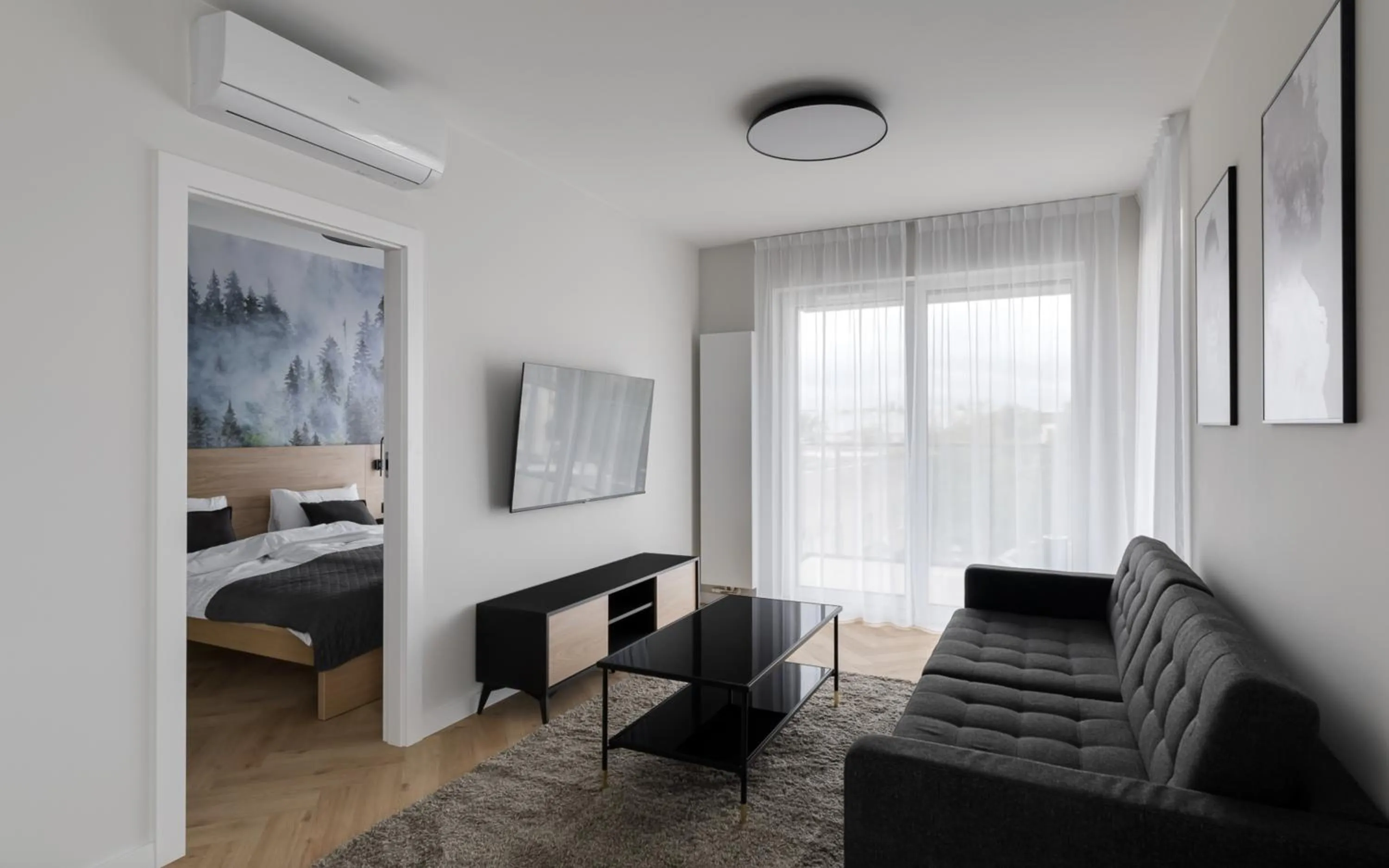 Bed in Poznań Apartments Towarowa