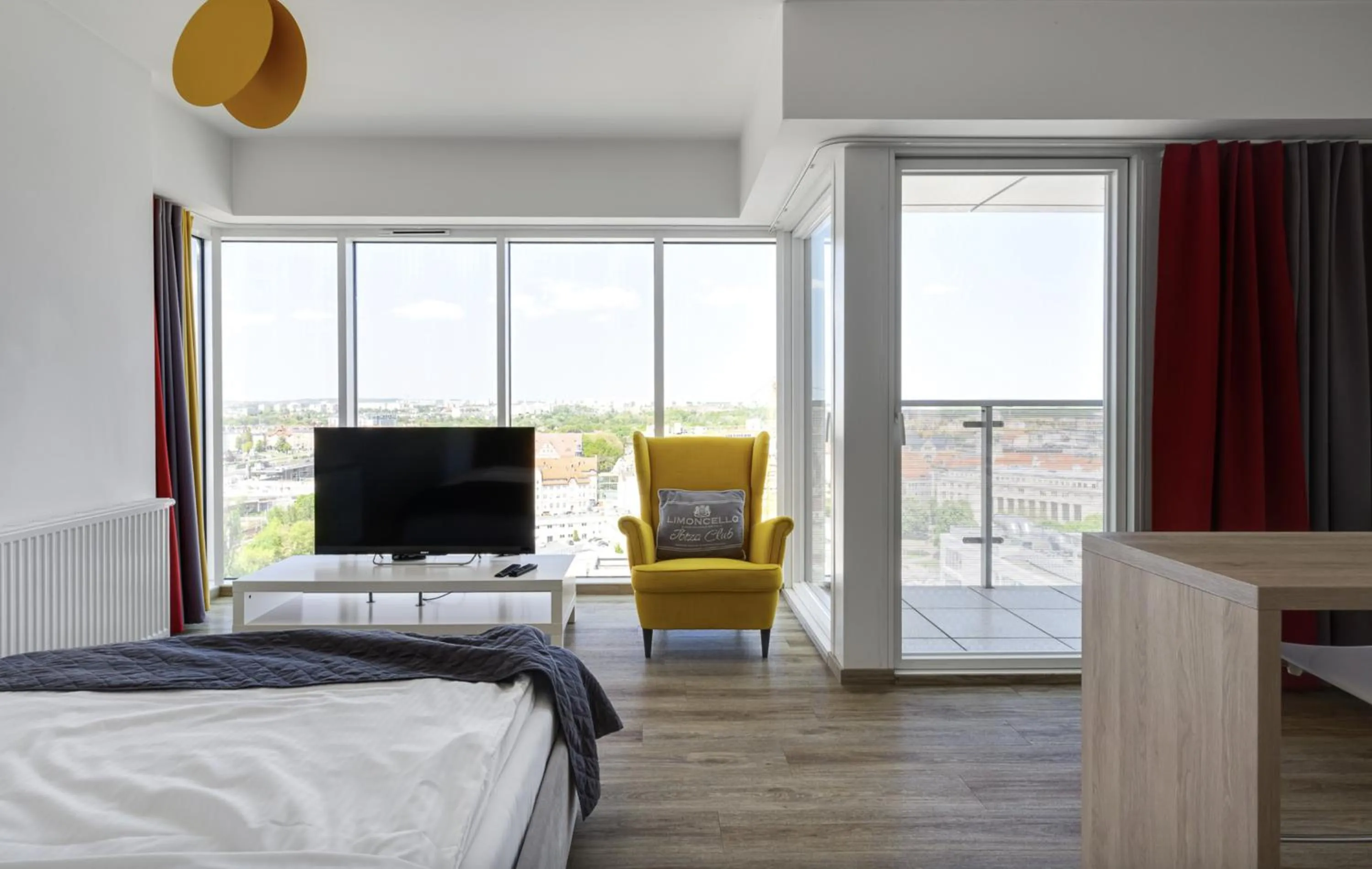 Bed in Poznań Apartments Towarowa