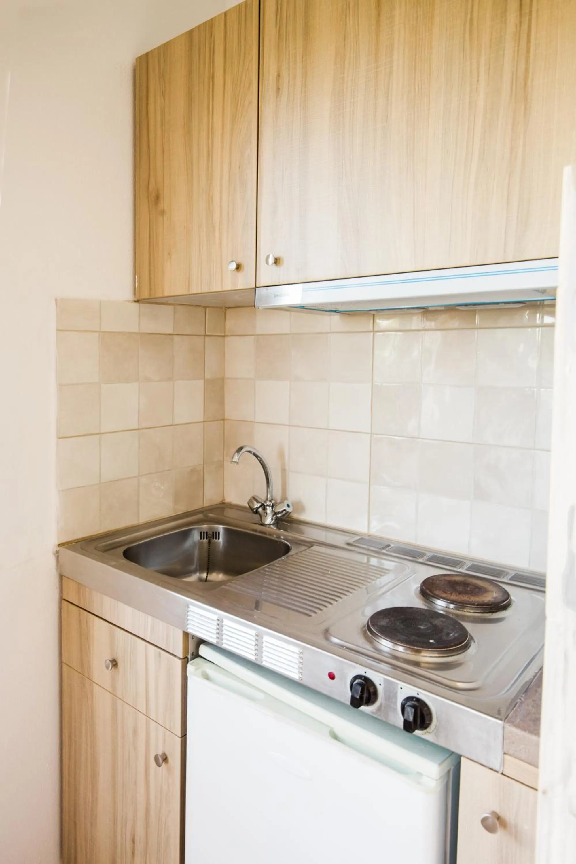 Kitchen or kitchenette in Mastorakis Hotel and Studios