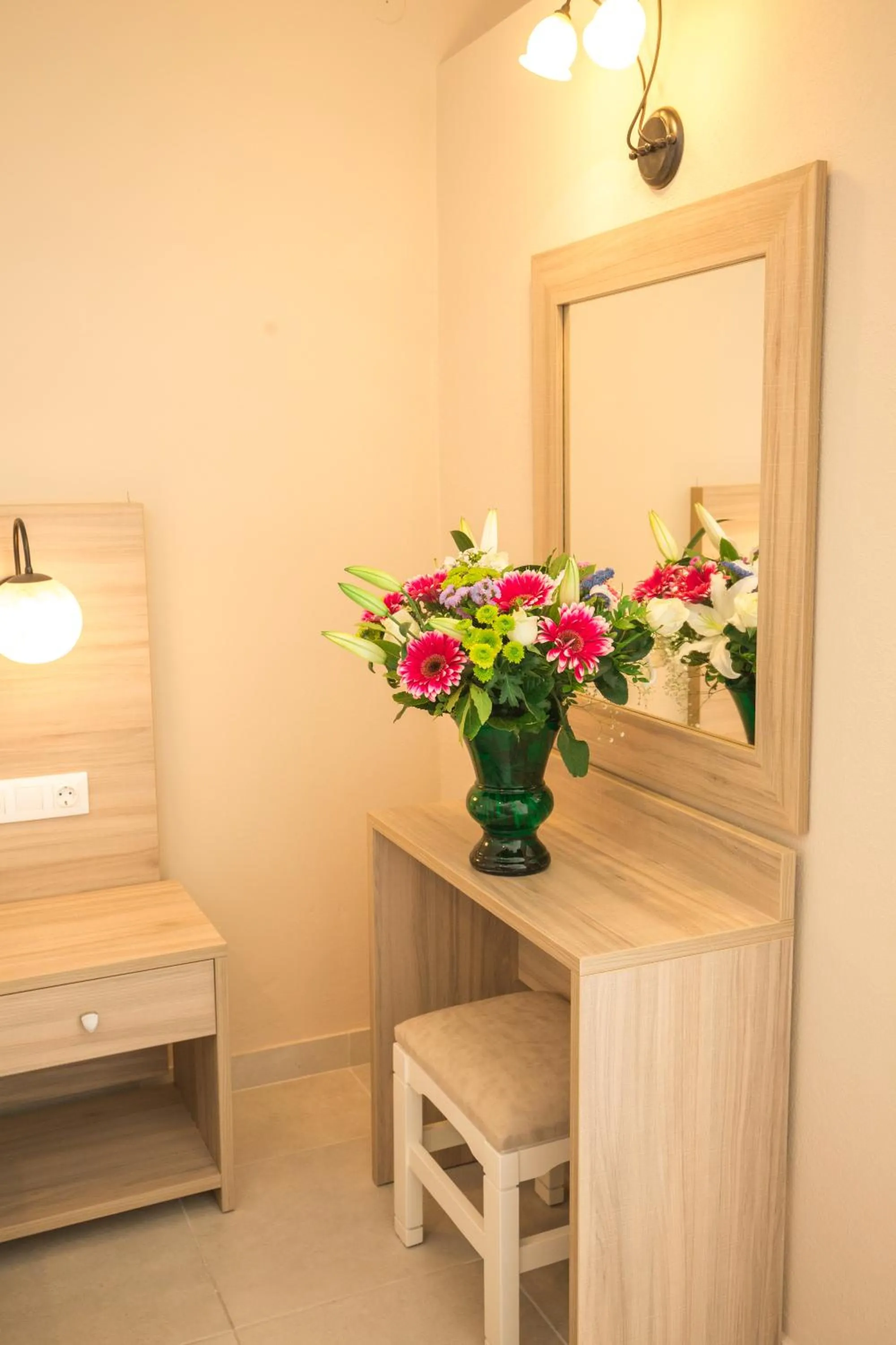 Bedroom in Mastorakis Hotel and Studios