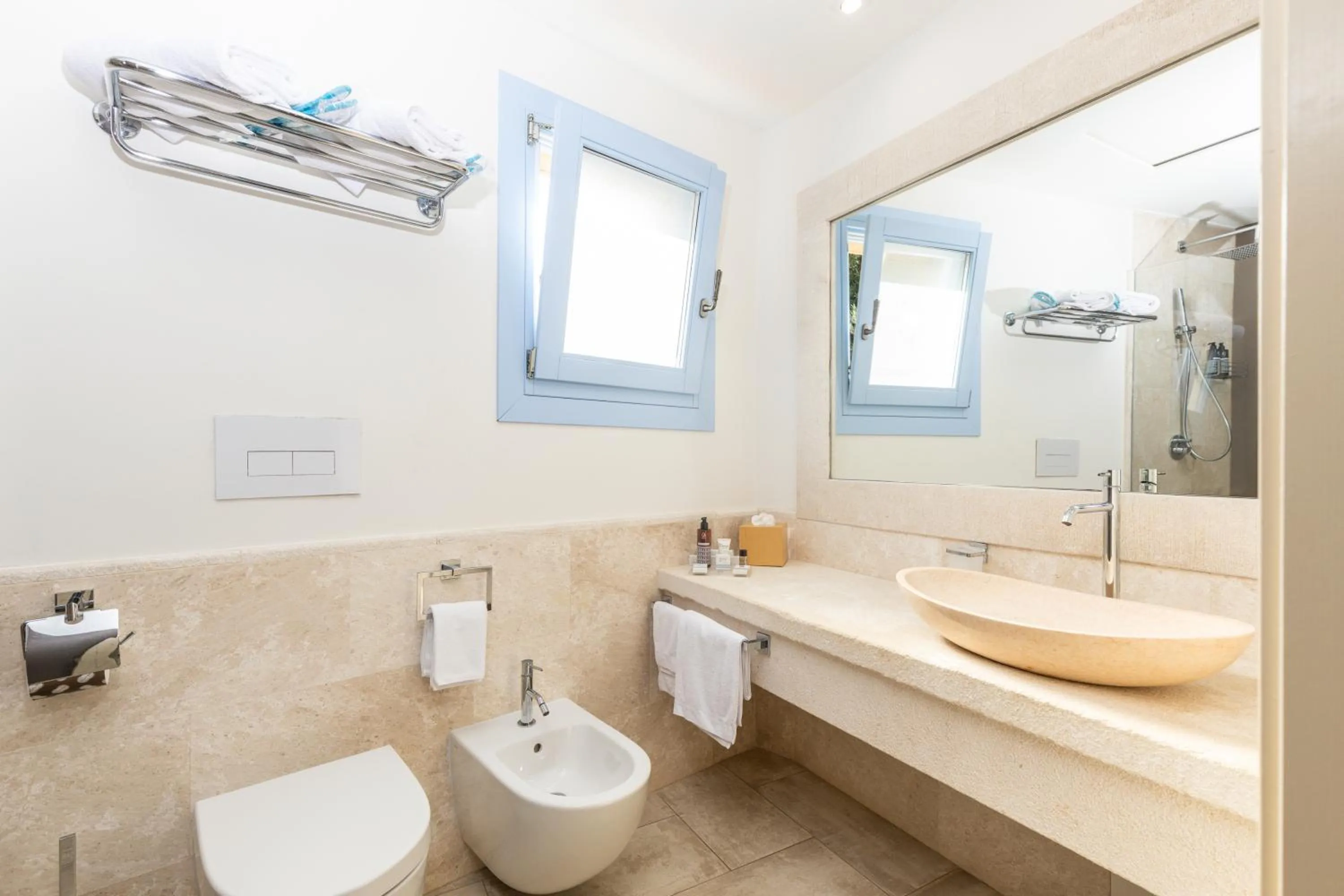 Bathroom in Corte Bianca - Adults Only & SPA - Bovis Hotels