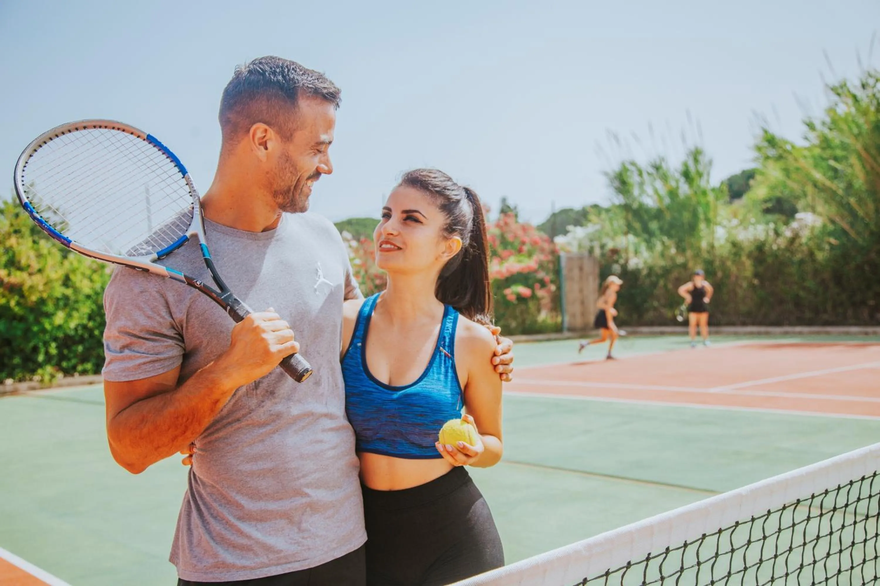 Tennis court in Corte Bianca - Adults Only & SPA - Bovis Hotels