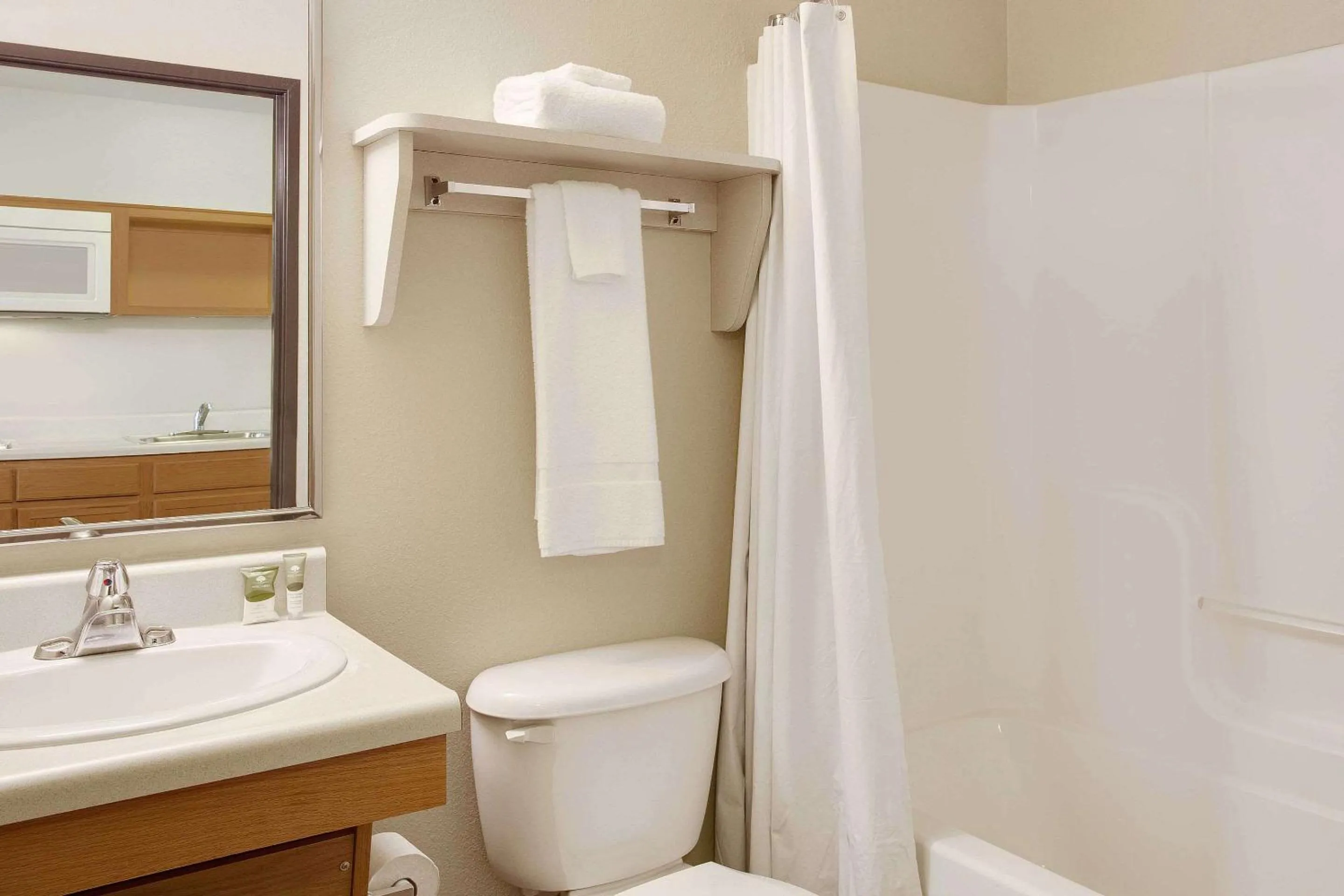 Bathroom in WoodSpring Suites Richmond West I-64