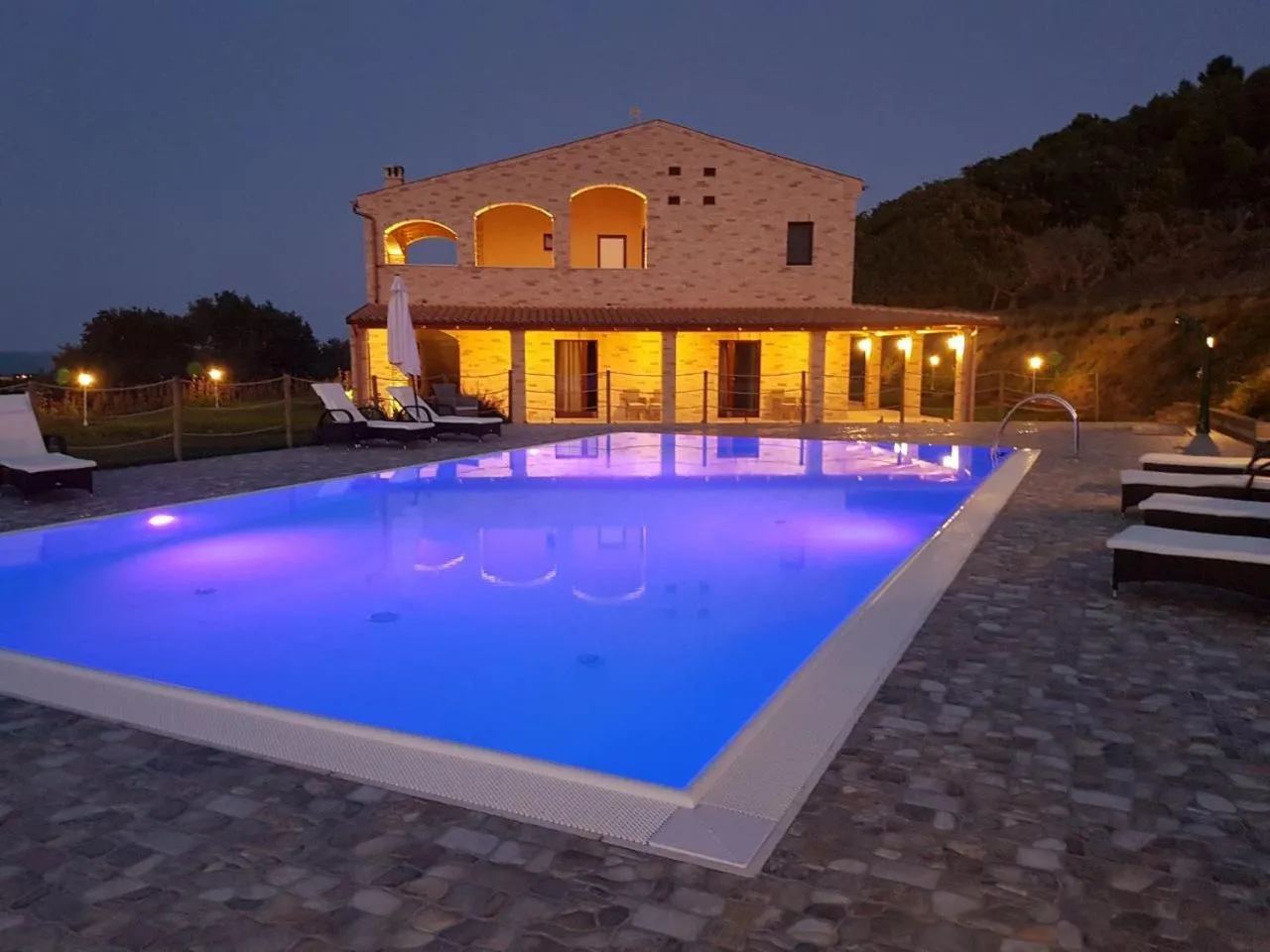 Swimming pool in B&B CasalFarano