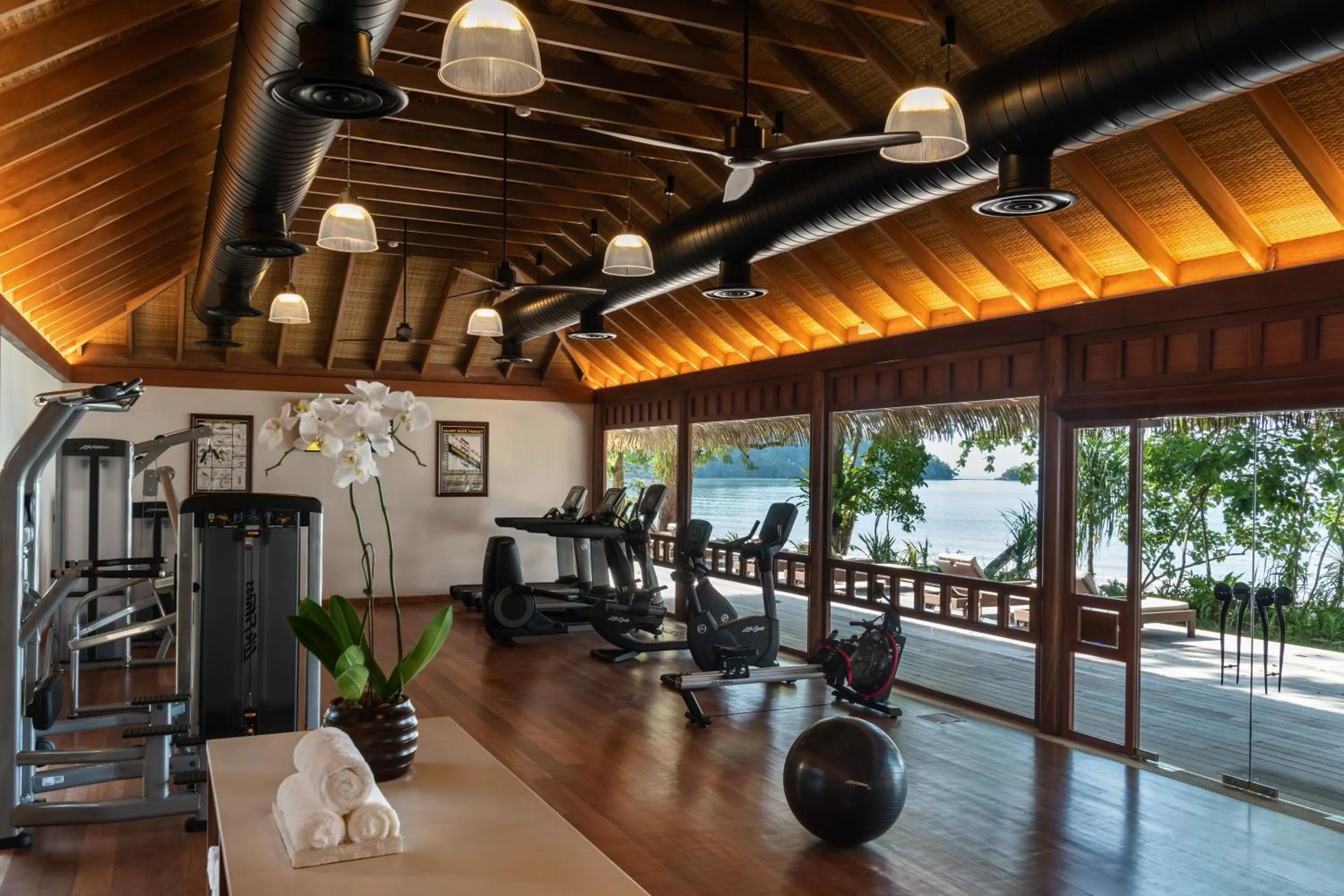 Fitness centre/facilities in The Datai Langkawi