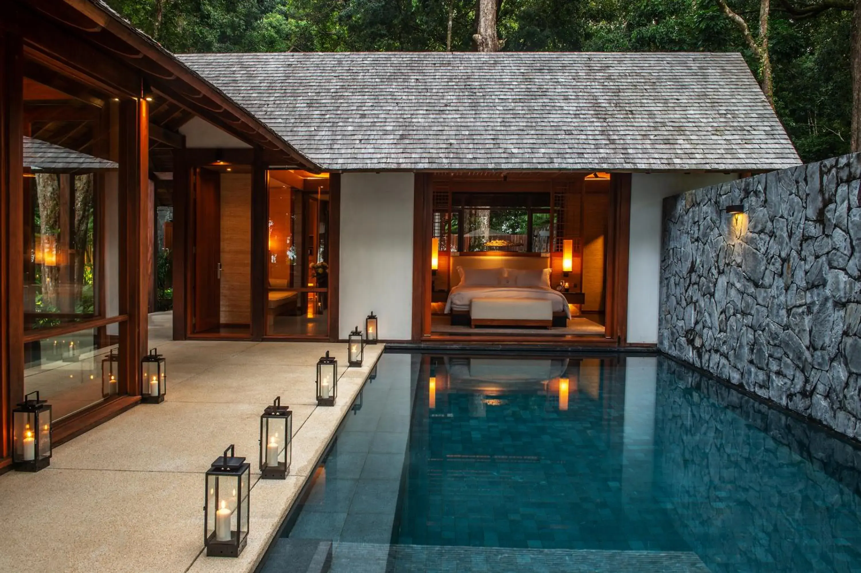 Swimming pool in The Datai Langkawi Swimming pool in The Datai Langkawi