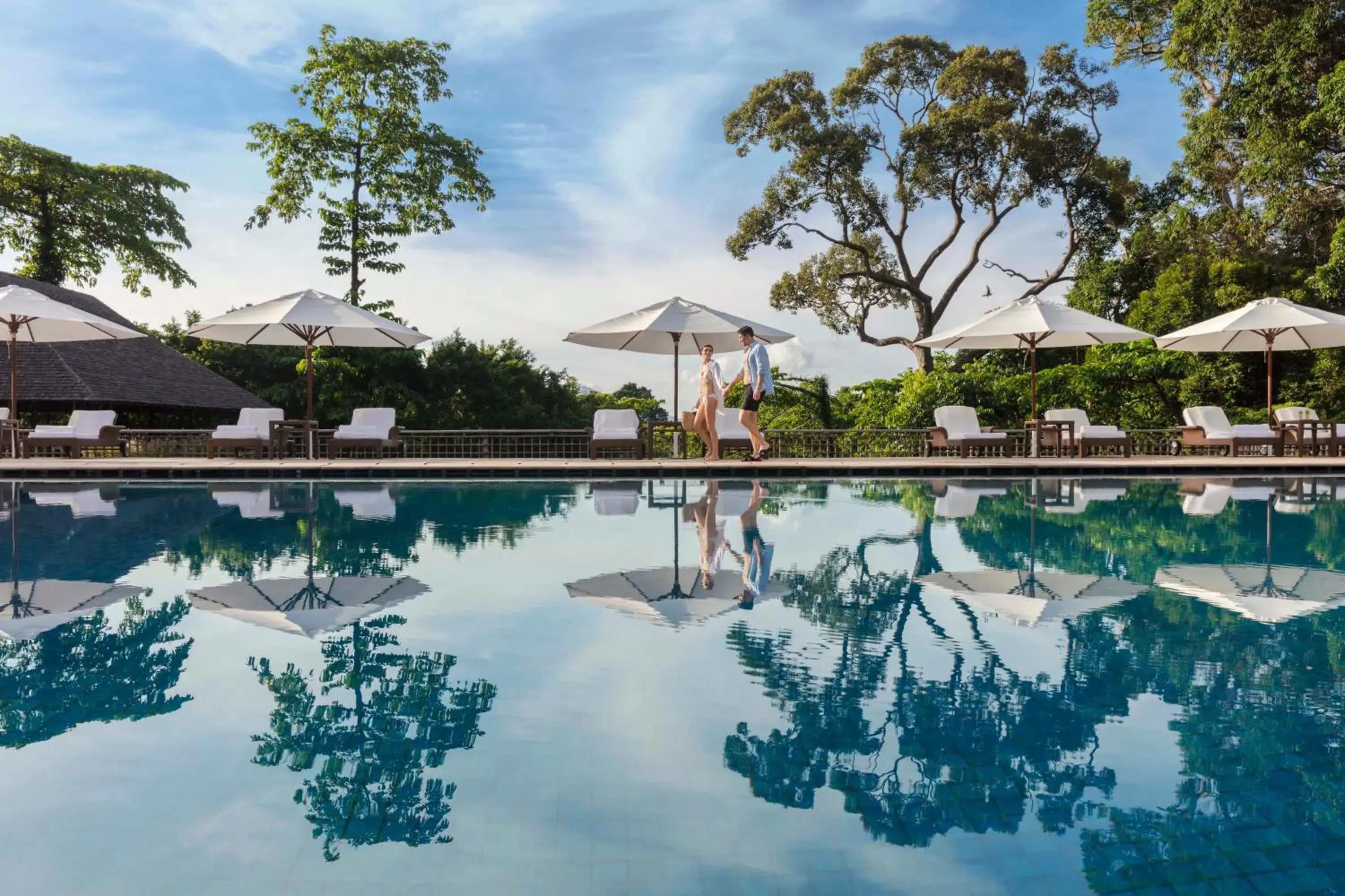 Swimming pool in The Datai Langkawi Swimming pool in The Datai Langkawi