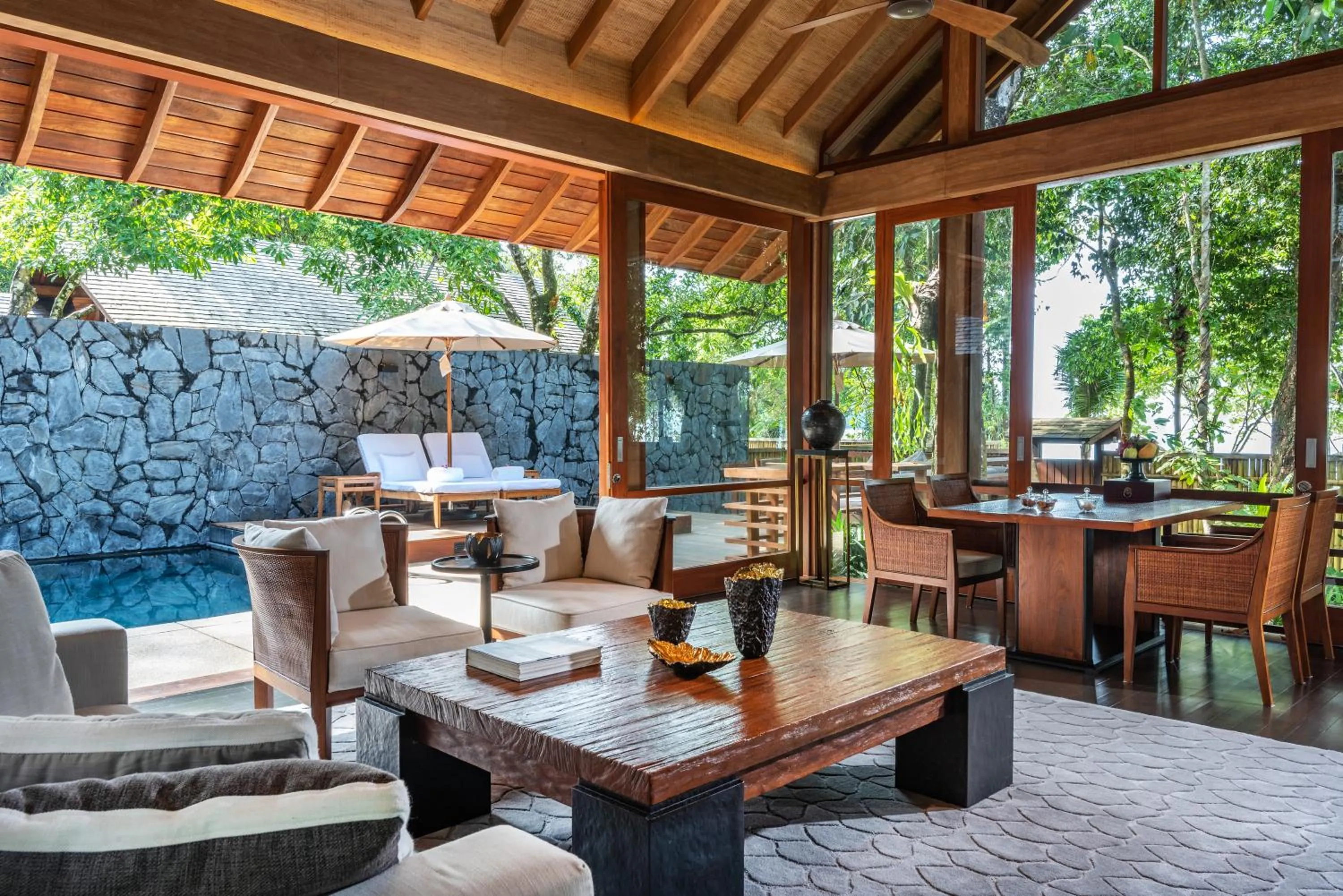 Living room in The Datai Langkawi