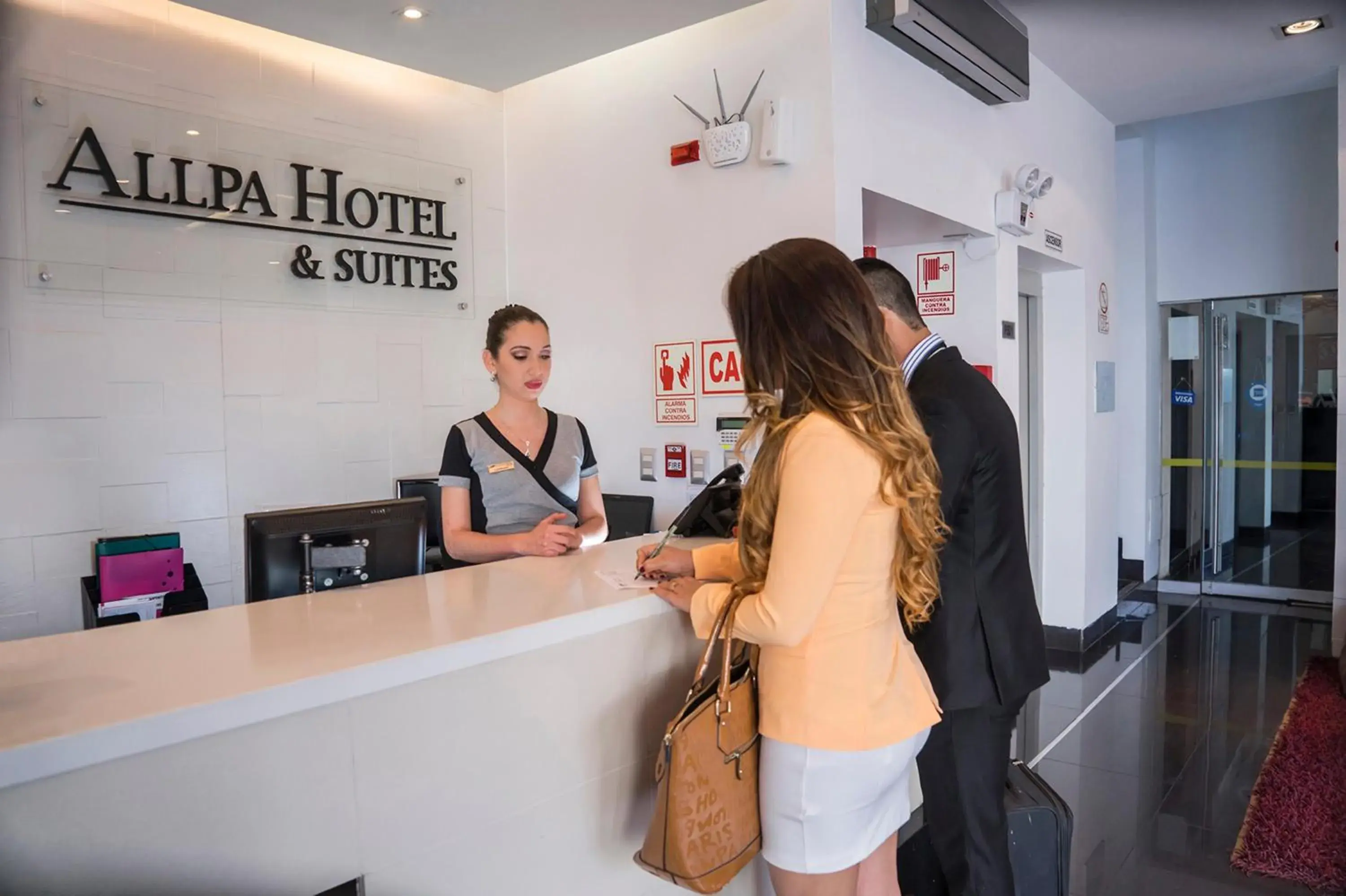 Lobby or reception in Allpa Hotel & Suites Lobby or reception in Allpa Hotel & Suites