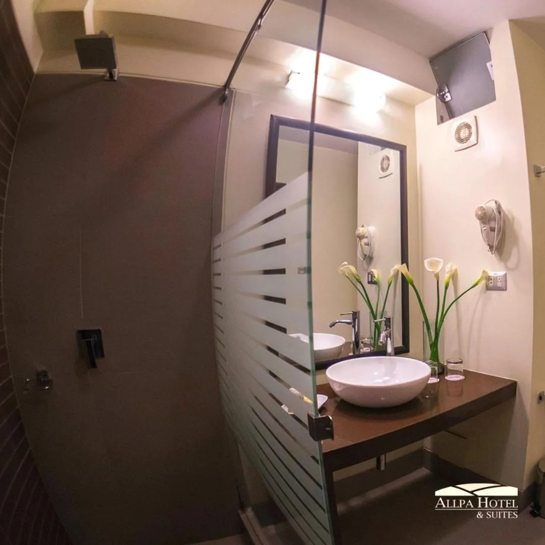 Shower in Allpa Hotel & Suites