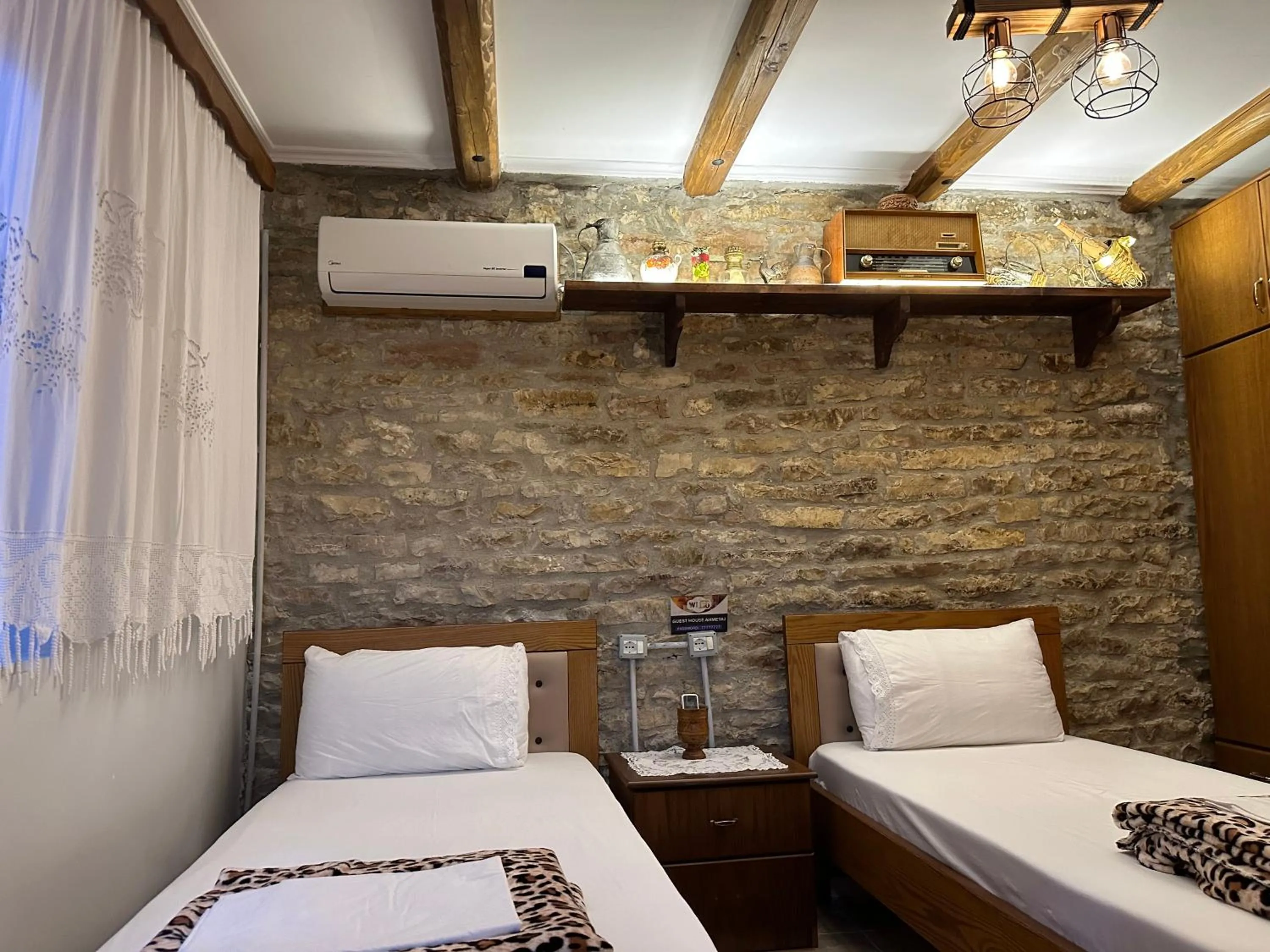 Twin Room with Private Bathroom in Ahmetaj Guest House