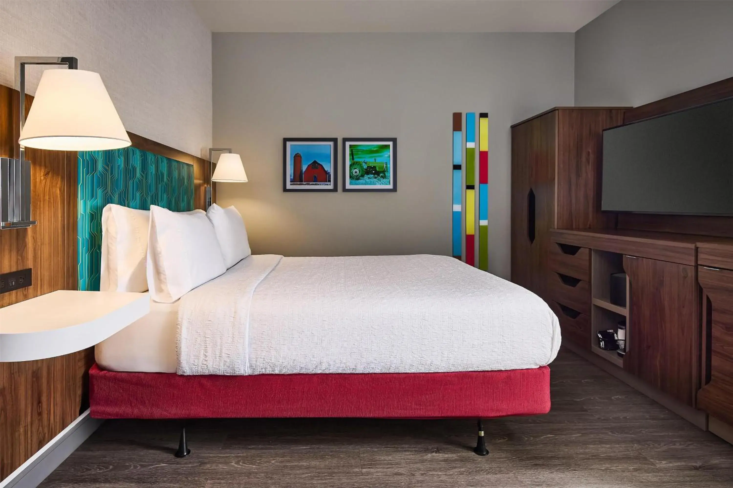 Bed in Hampton Inn Colby Bed in Hampton Inn Colby