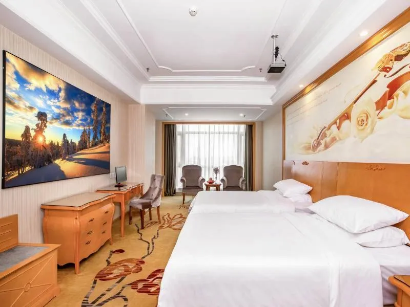 Bed in Vienna Hotel Hunan Hengyang Railway Station