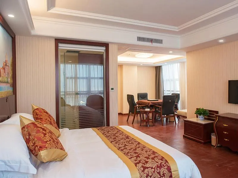Bed in Vienna Hotel Zhejiang Huzhou Changxing Mingzhu Road